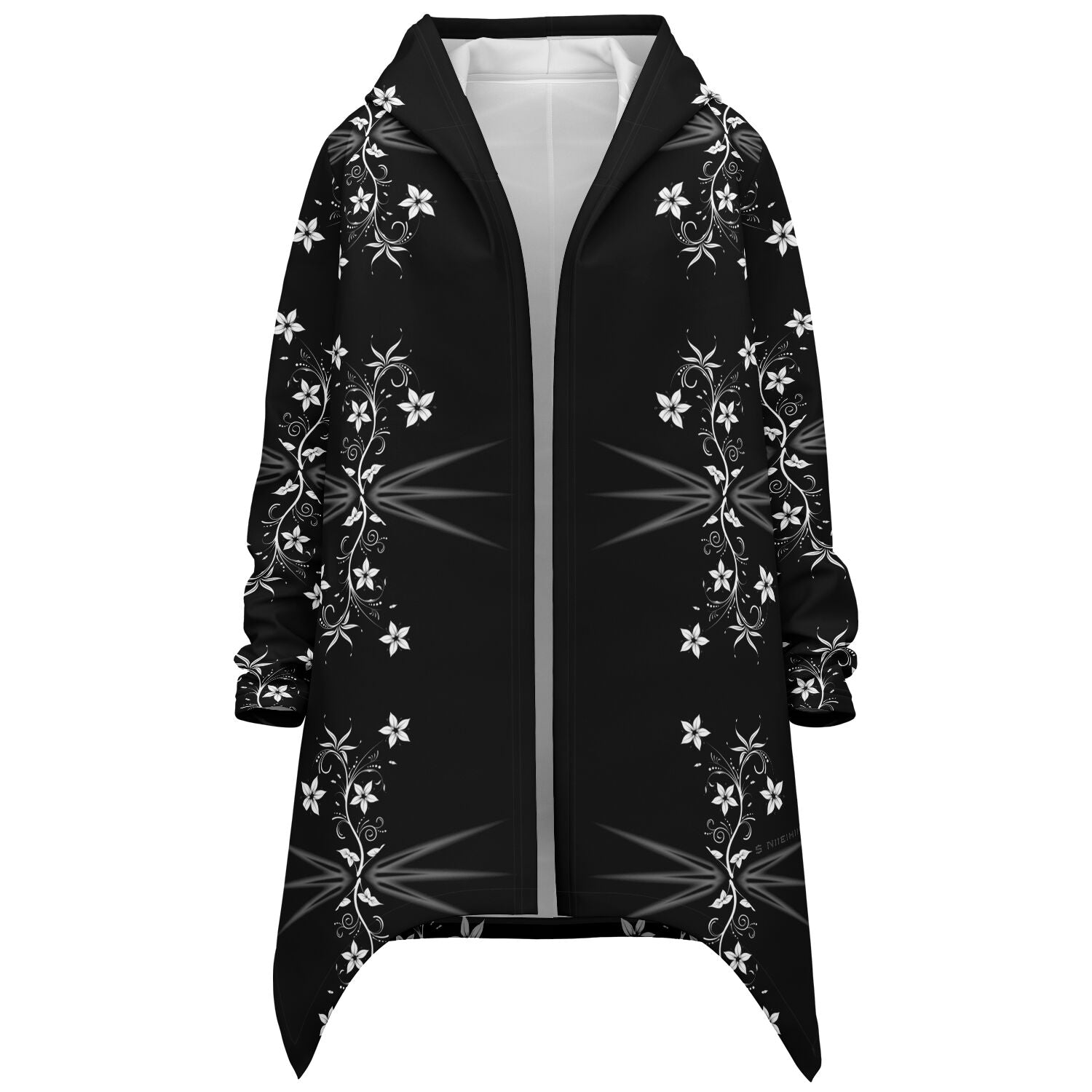 $NiieihiiNookei Fashion Elongated Cloak - AOP