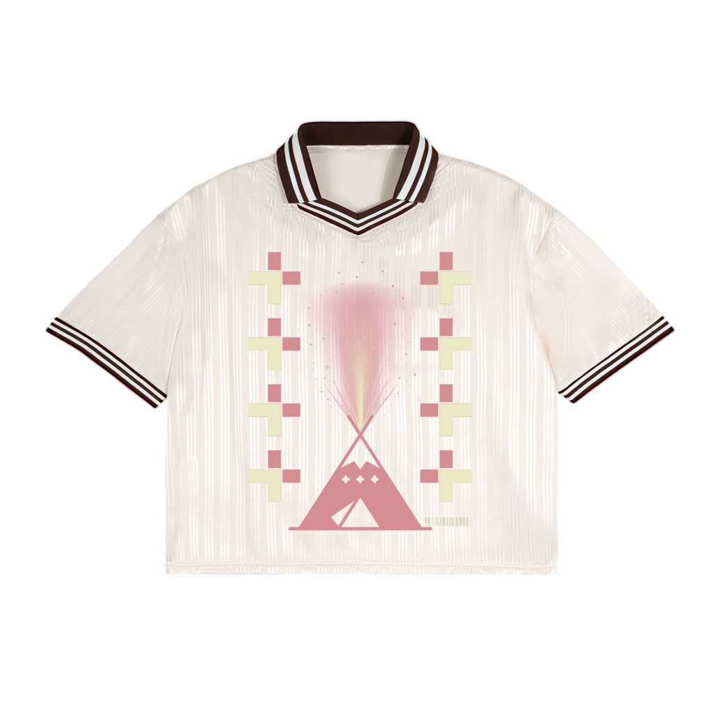 Contrast Stripes Polo Collar T-Shirt