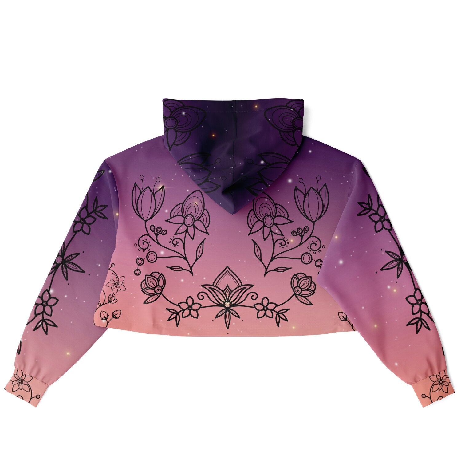 $NiieihiiNookei Fashion Cropped Hoodie - AOP