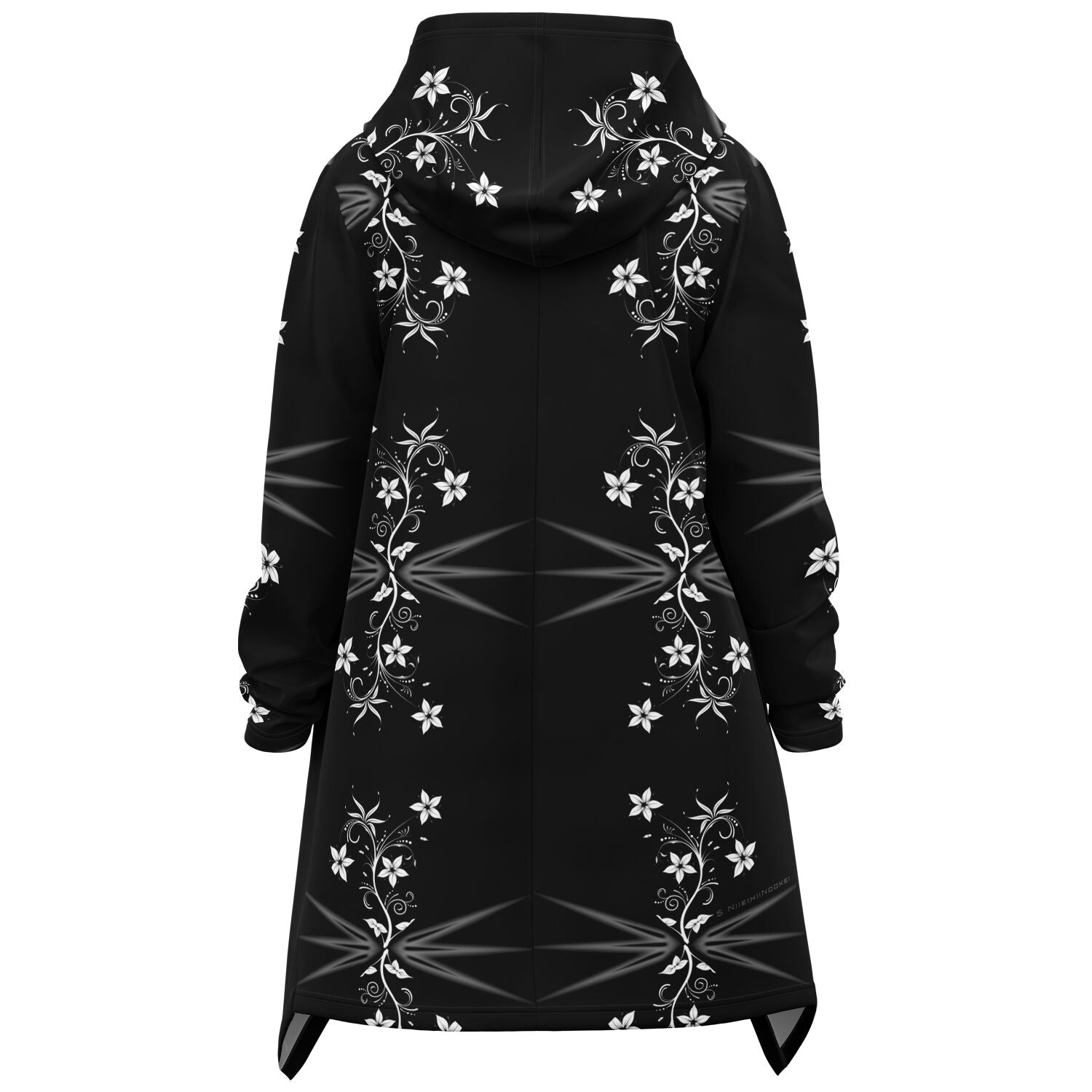 $NiieihiiNookei Fashion Elongated Cloak - AOP