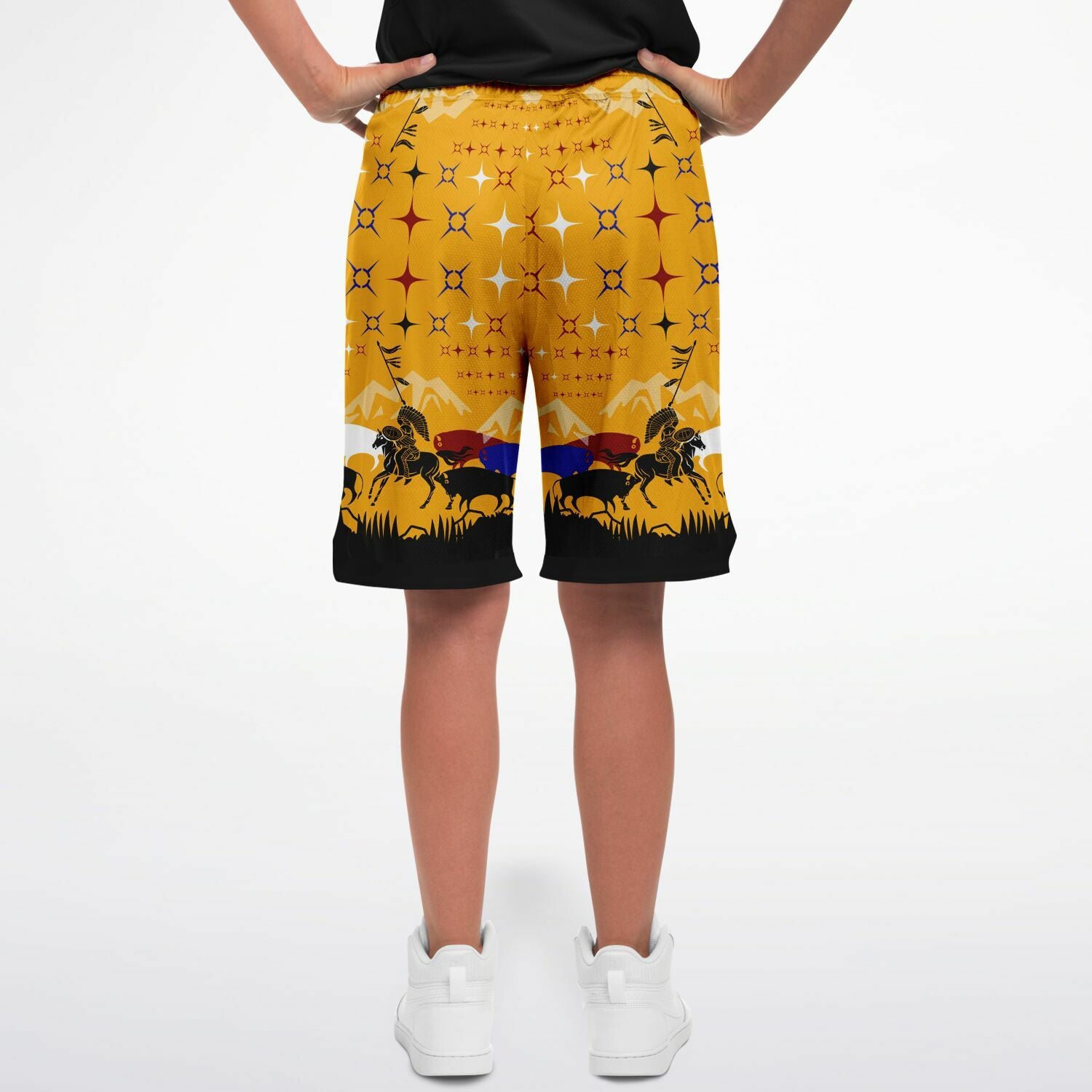 $NiieihiiNookei Basketball Short Rib - AOP