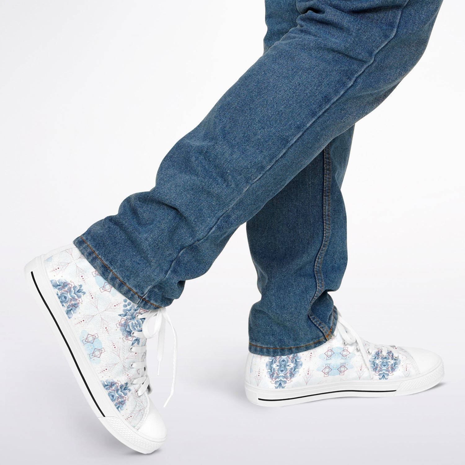 $NiieiihiiNookei Urban Peak High Top Shoes - AOP