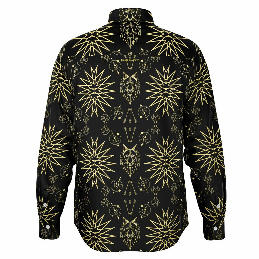 $NiieihiiNookei Long Sleeve Button Down Shirt - AOP