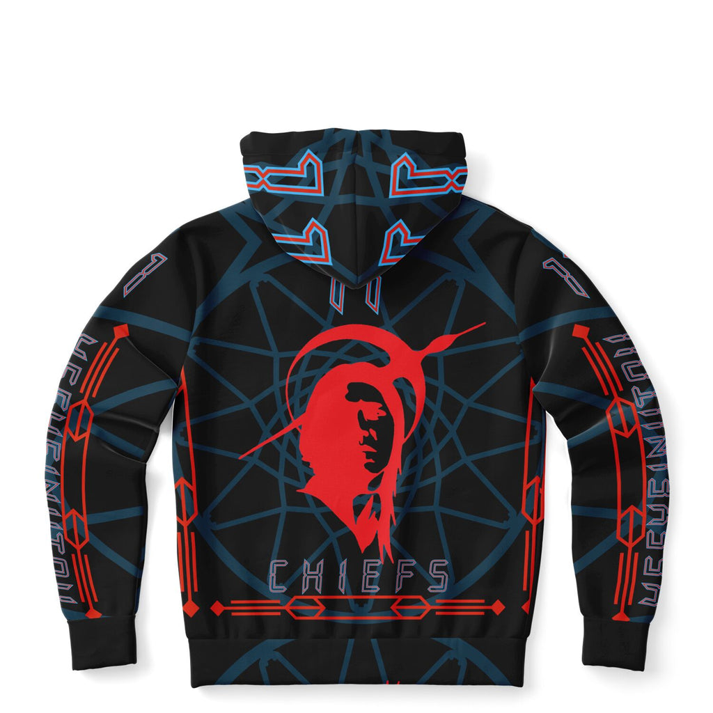 $NiieihiiNookei Athletic Zip-Up Hoodie - AOP