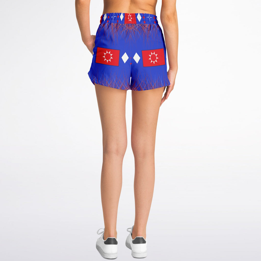 Oglala Lakota Flag Athletic Shorts - AOP