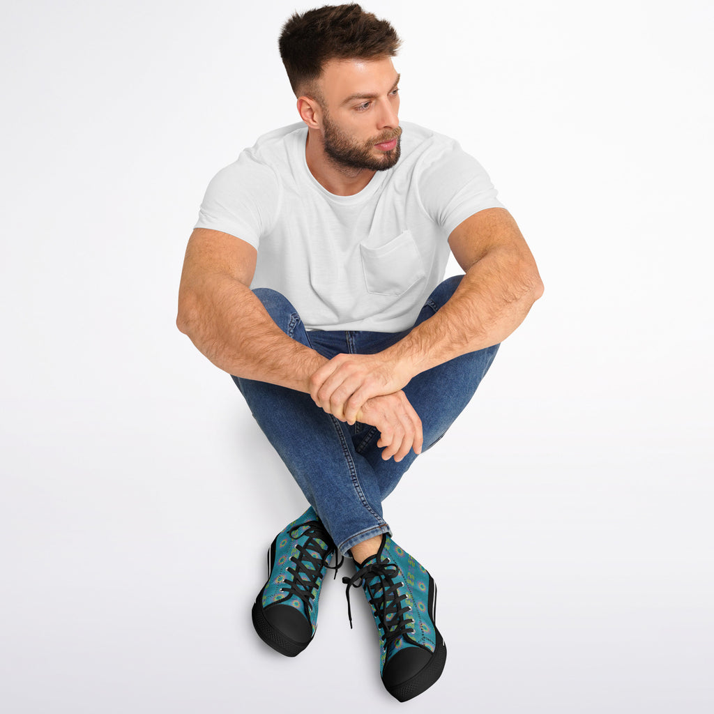 $NiieihiiNookei Urban Peak High Top Shoes - AOP