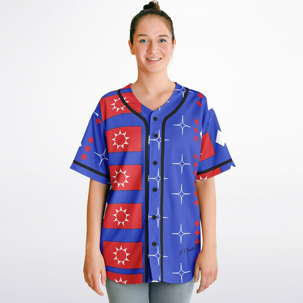 OST Flag design by $NiieihiiNookeiReversible Baseball Jersey - AOP
