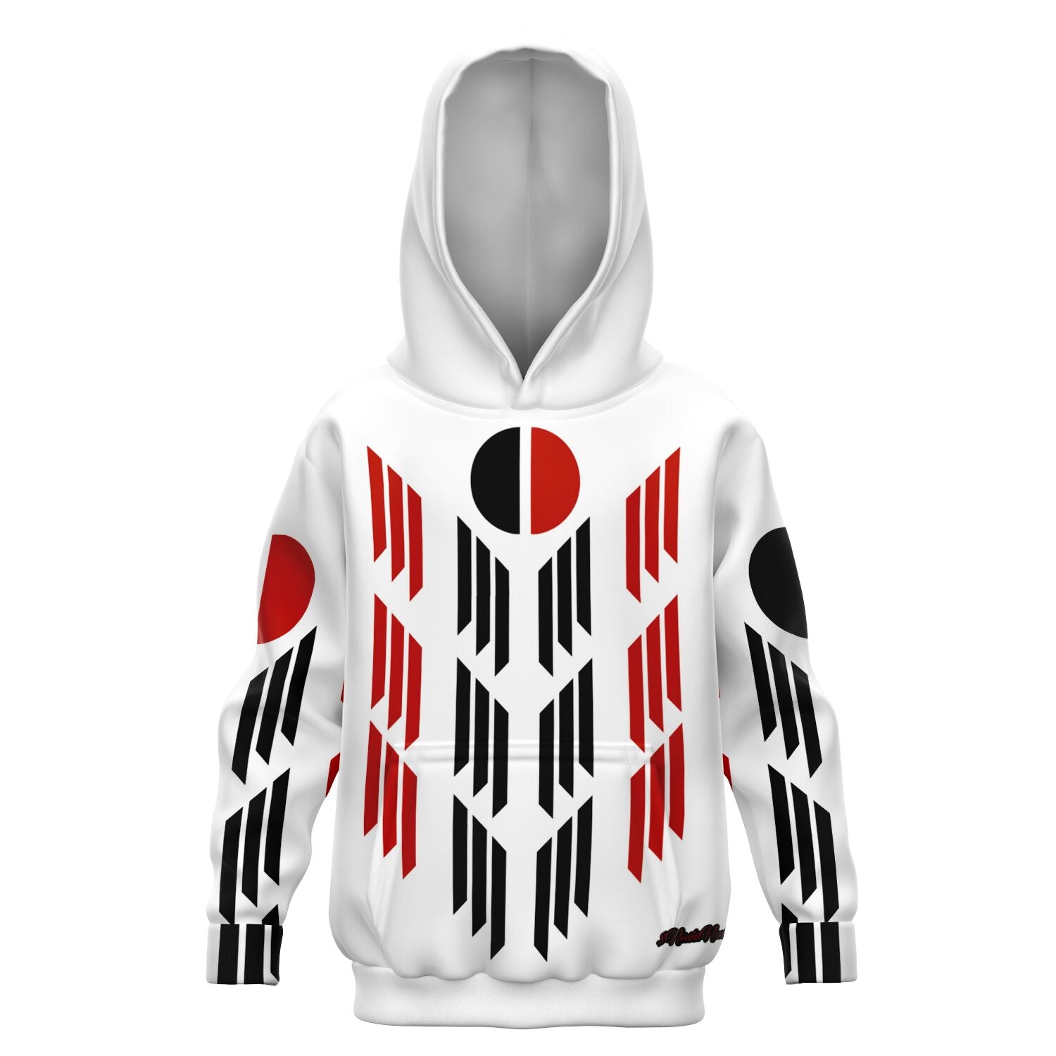 Arapaho Flag Athletic Kids Hoodie - AOP