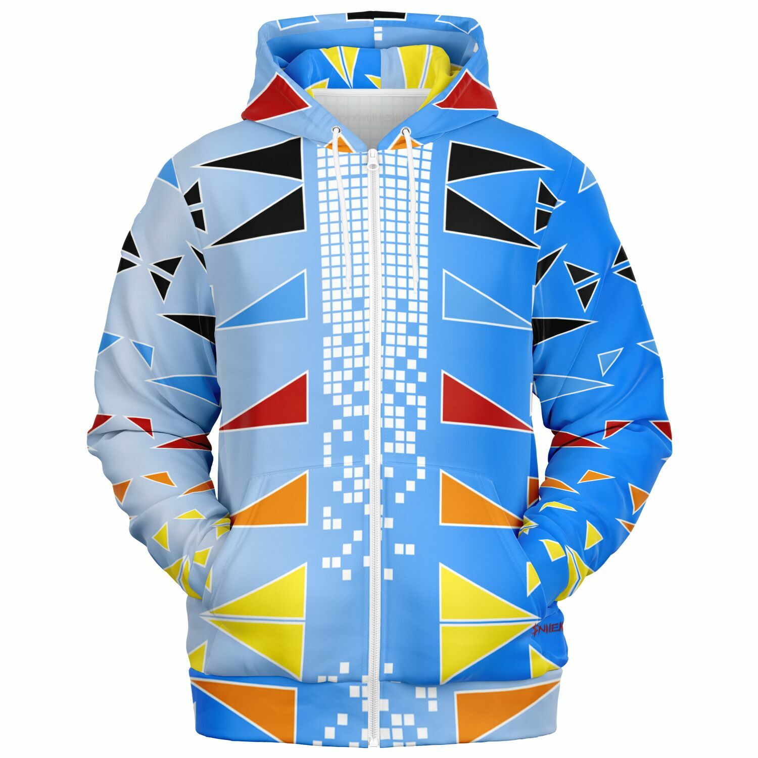 $NiieihiiNookei Fashion Zip-Up Hoodie - AOP