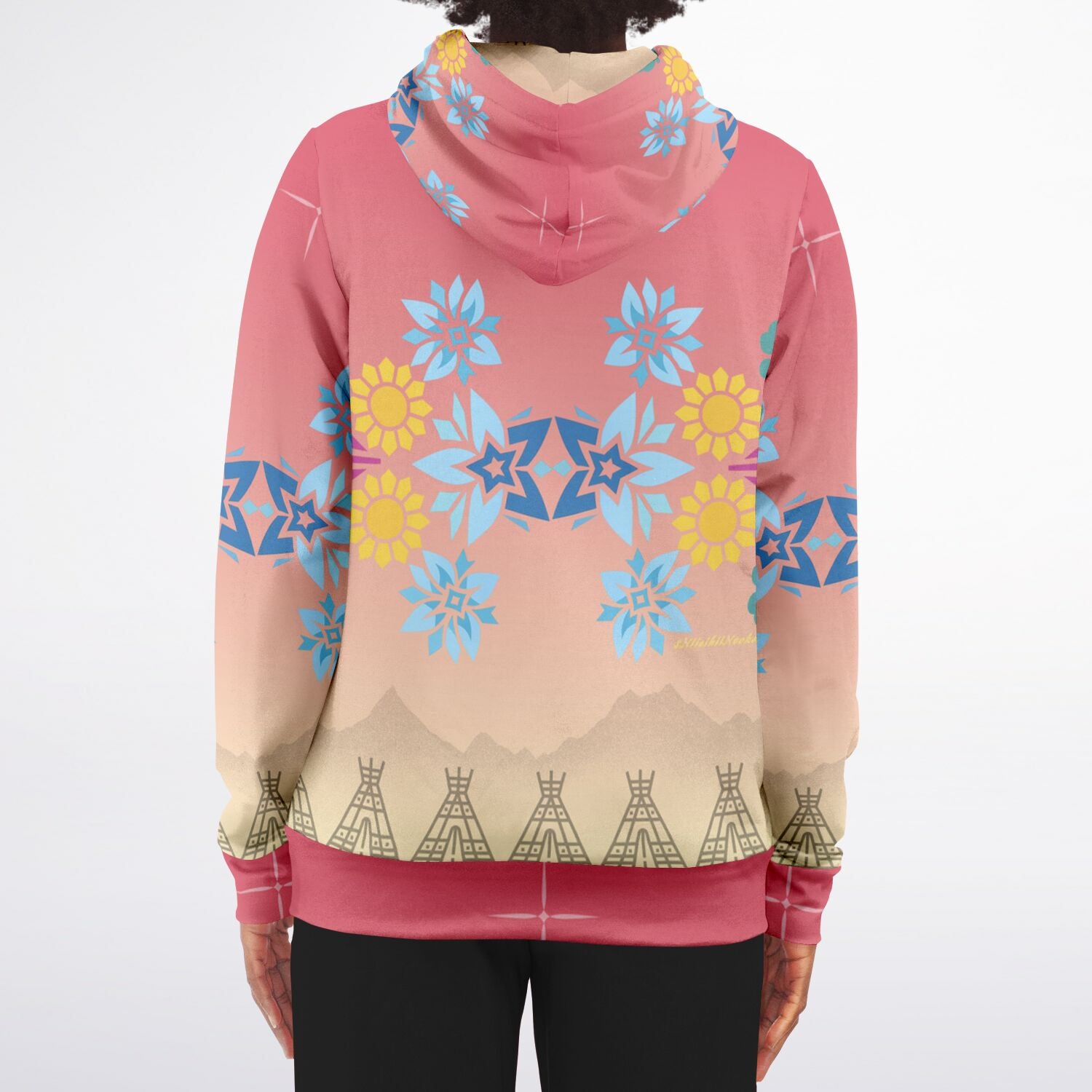 $NiieihiiNookei Fashion Zip-Up Hoodie - AOP