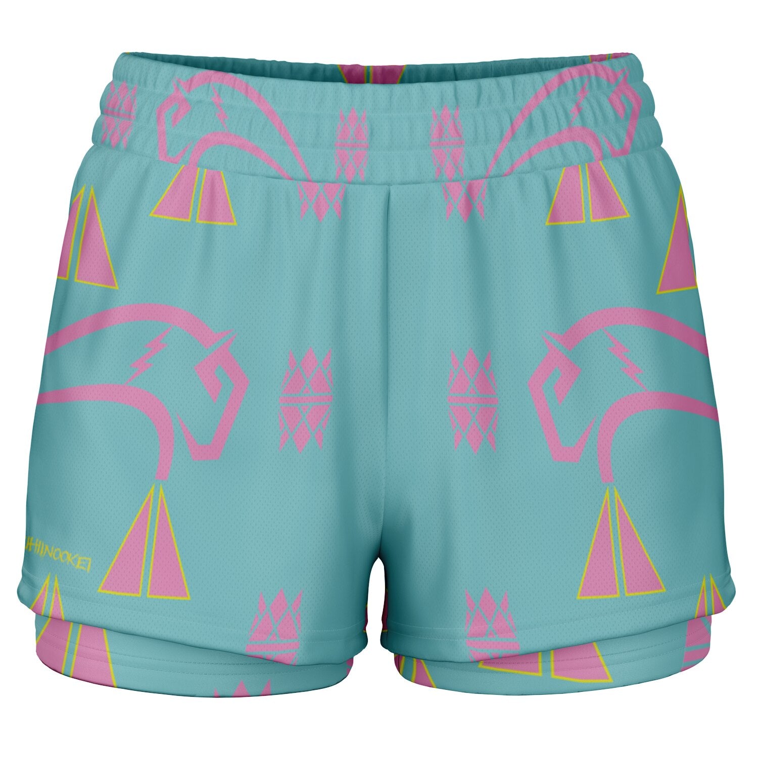 $NiieihiiNookei Women's 2-in-1 Shorts - AOP