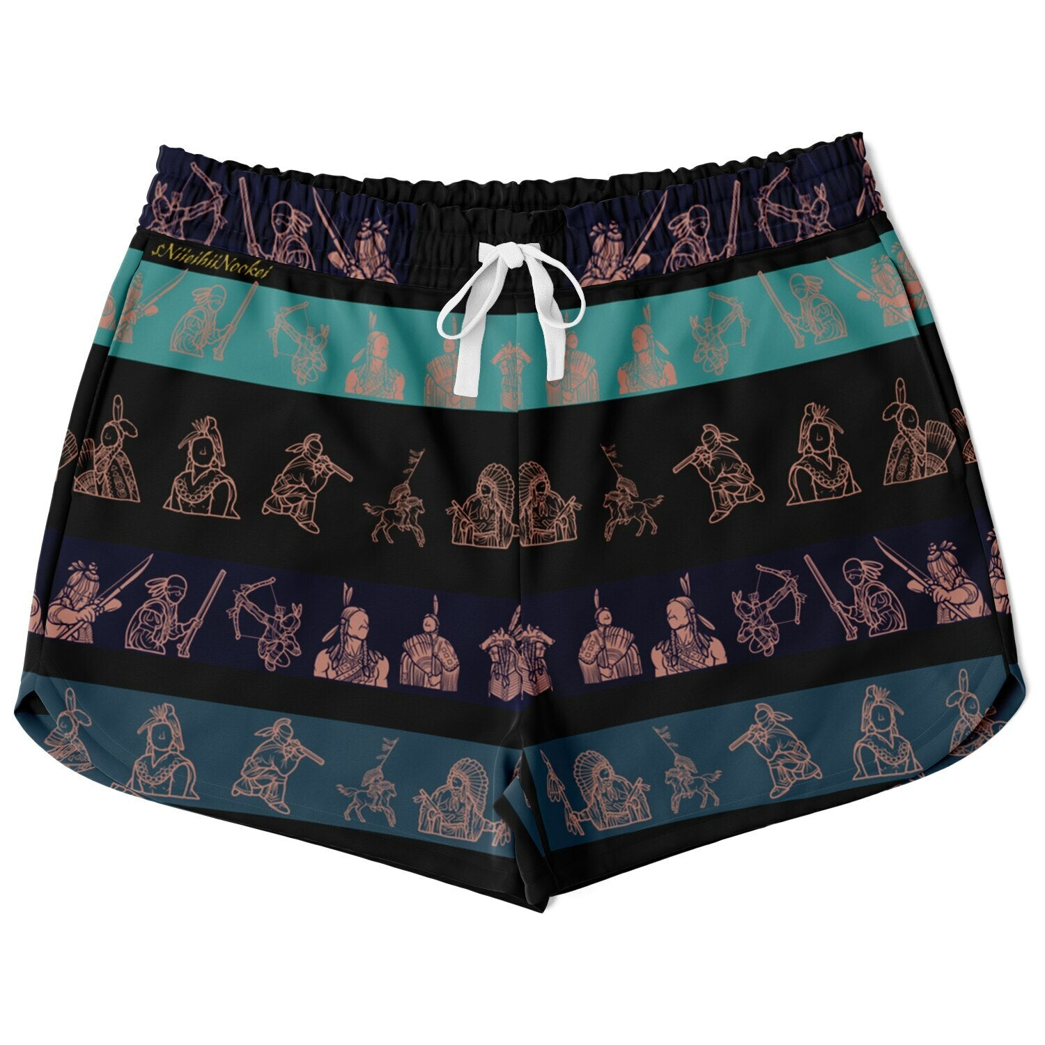 $NiieihiiNookei Athletic Loose Shorts - AOP
