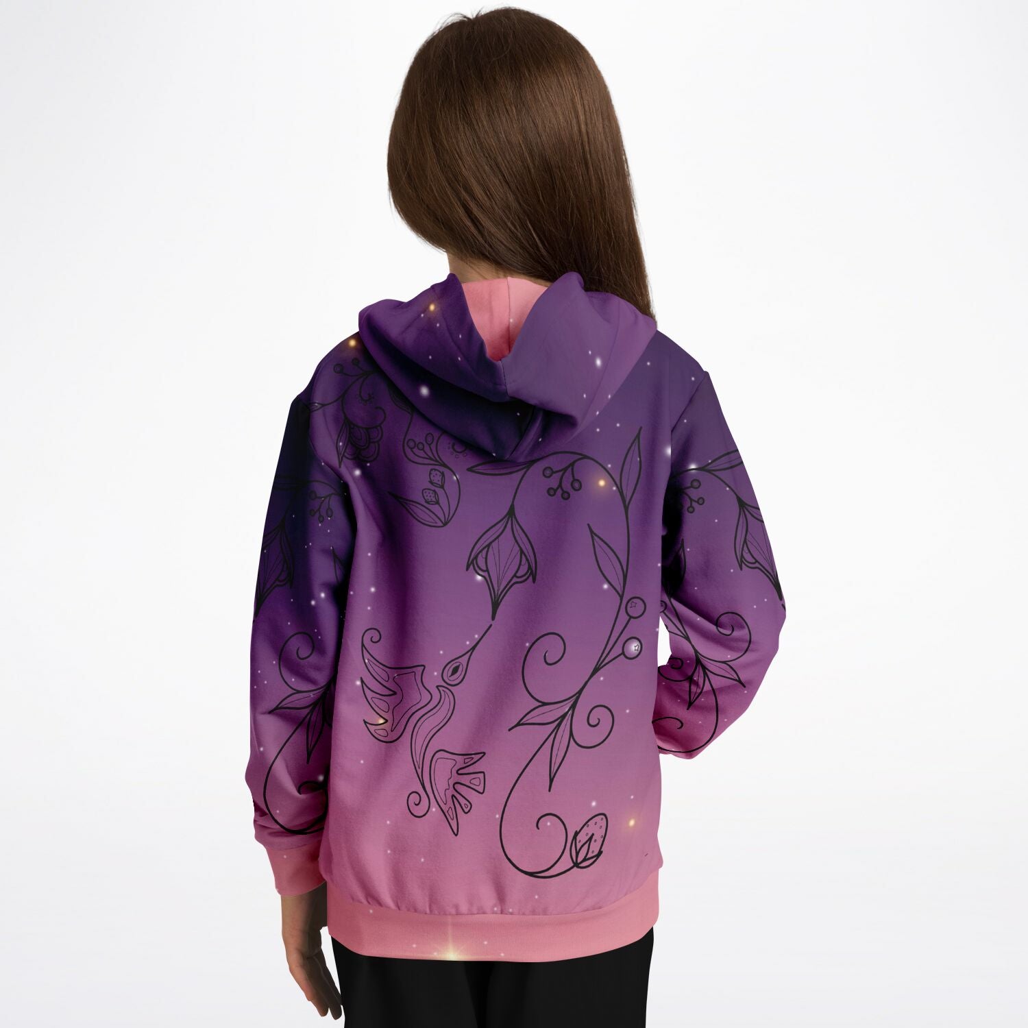 $NiieihiiNookei Hummingbird Athletic Kids Hoodie - AOP