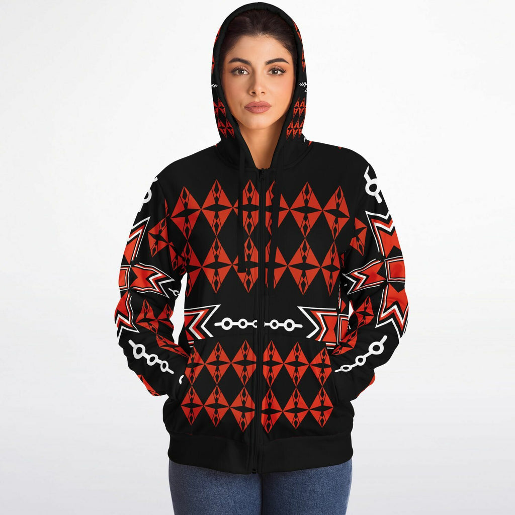 Graphic Design by $NiieihiiNookei - Microfleece Ziphoodie - AOP