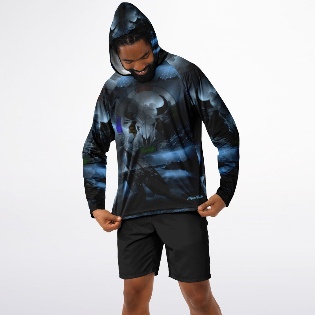 Northern Arapaho Tribe Logo Hooded Performance Shirt - AOP