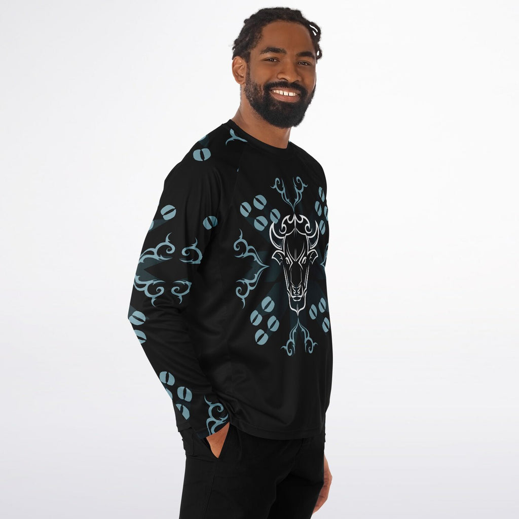 $NiieihiiNookei Men's Long Sleeve Performance Shirt - AOP
