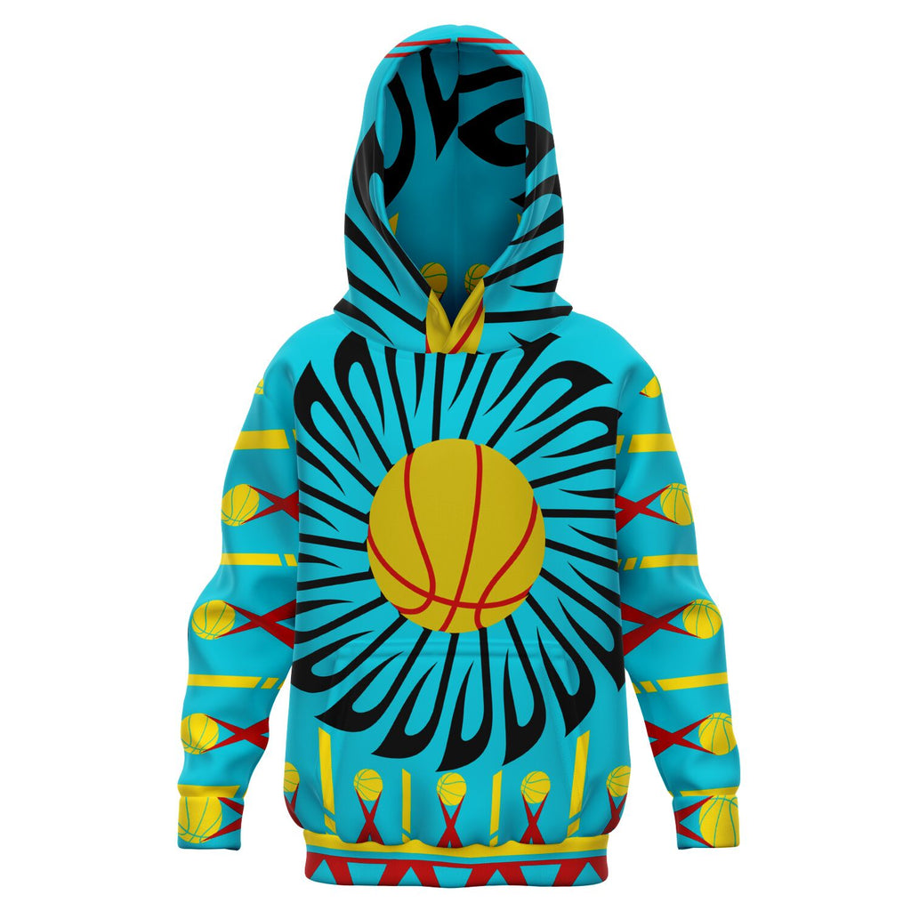 $NiieihiiNookei Athletic Kids Hoodie - AOP