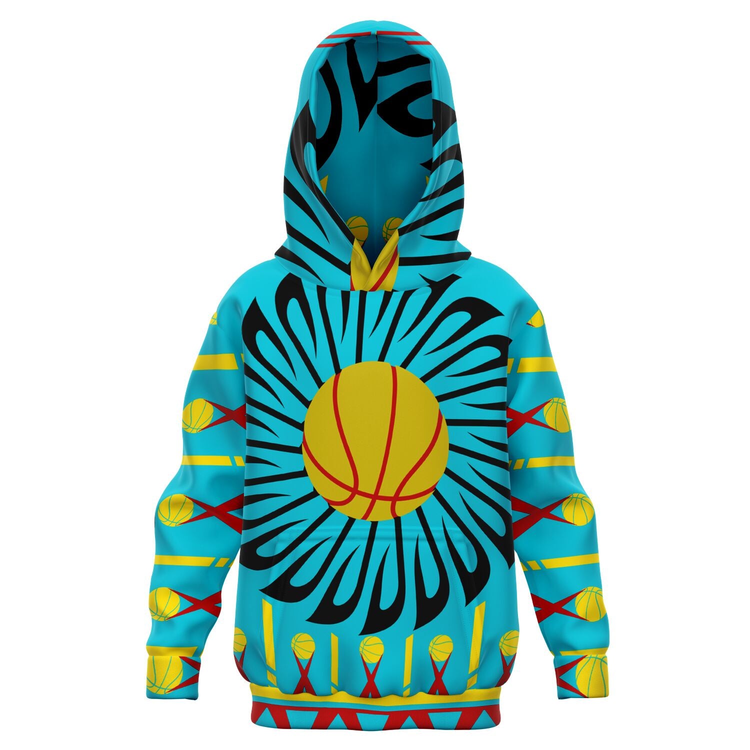 $NiieihiiNookei Athletic Kids Hoodie - AOP