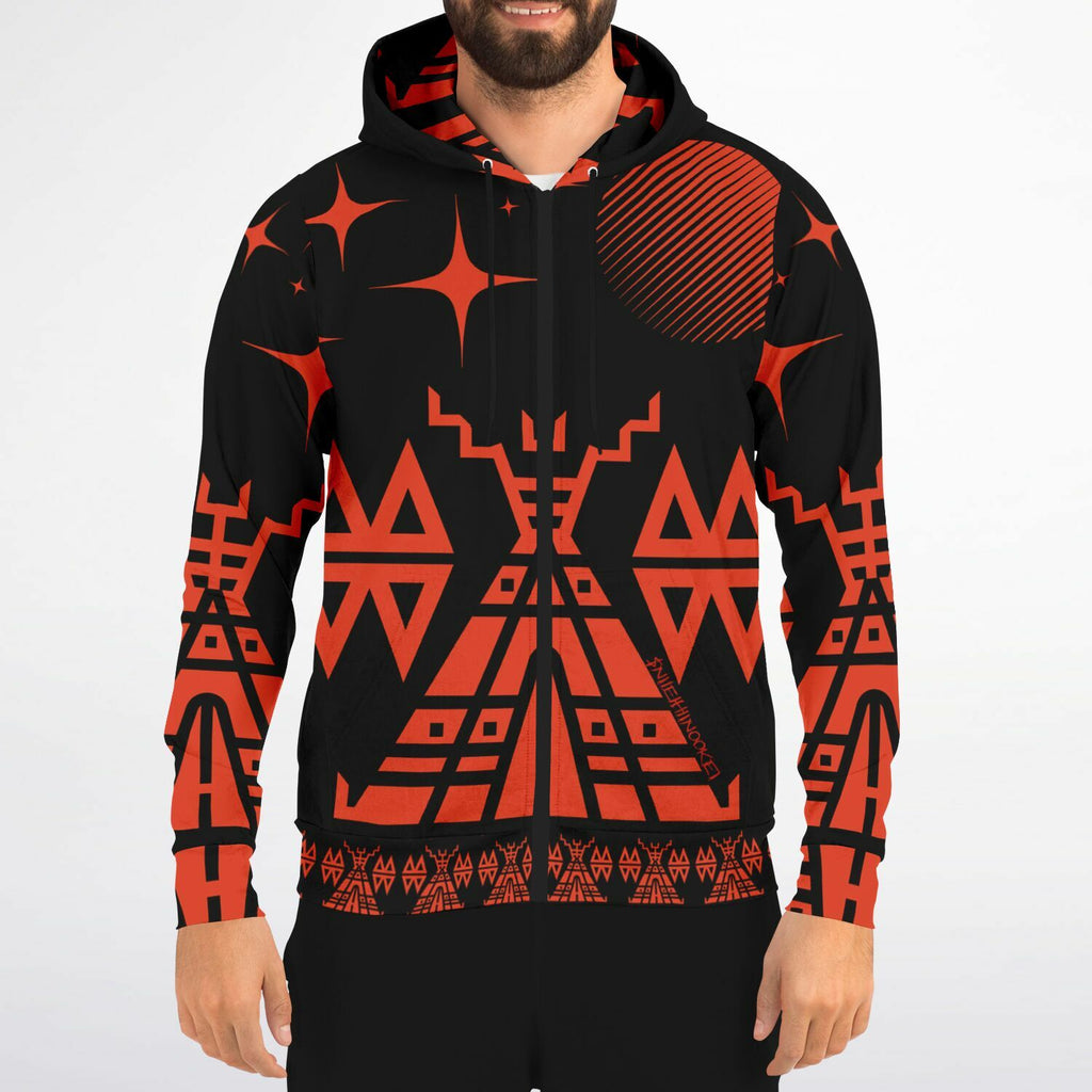 $NiieihiiNookei Fashion Zip-Up Hoodie - AOP