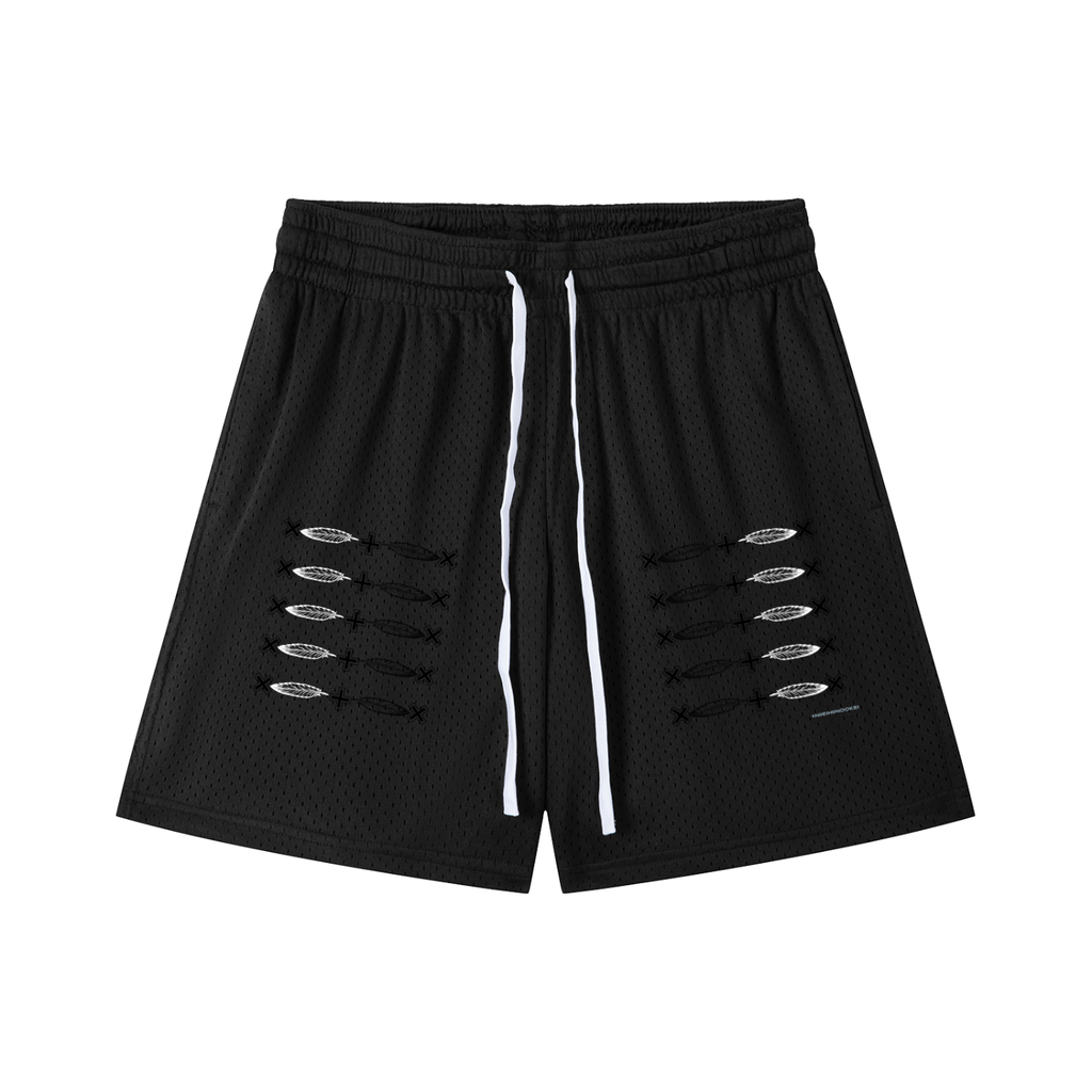 $NiieihiiNookeiMesh Drawstring Shorts