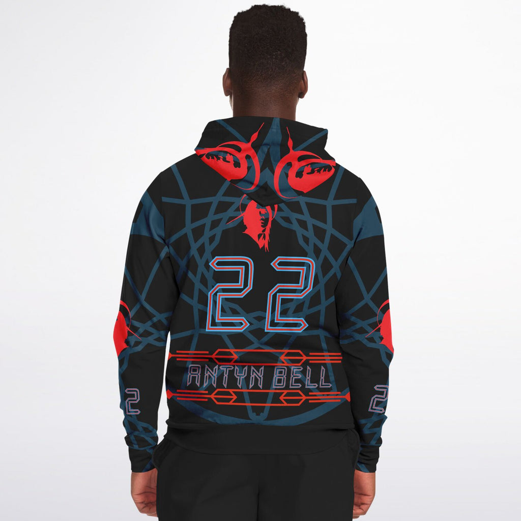 $NiieihiiNookei Athletic Zip-Up Hoodie - AOP