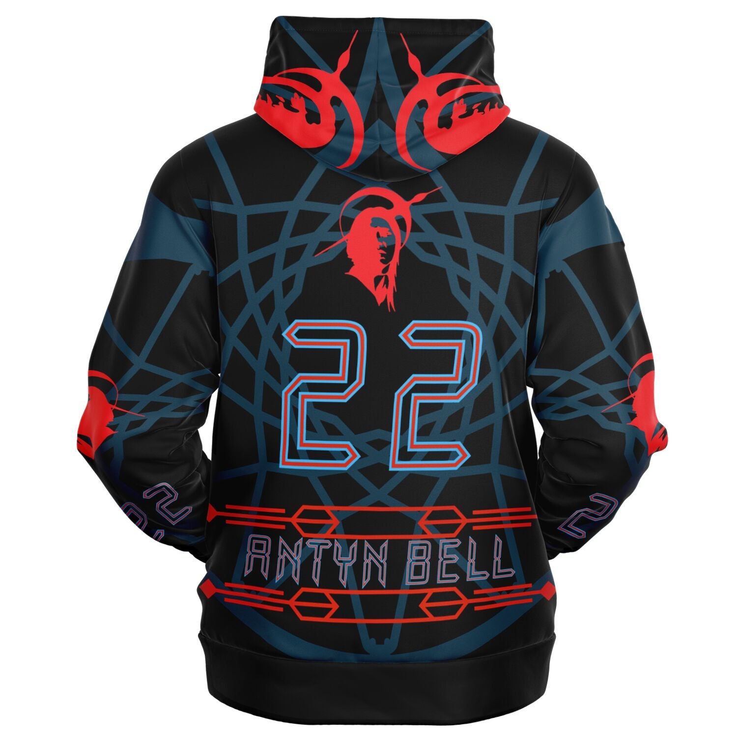 $NiieihiiNookei Athletic Zip-Up Hoodie - AOP