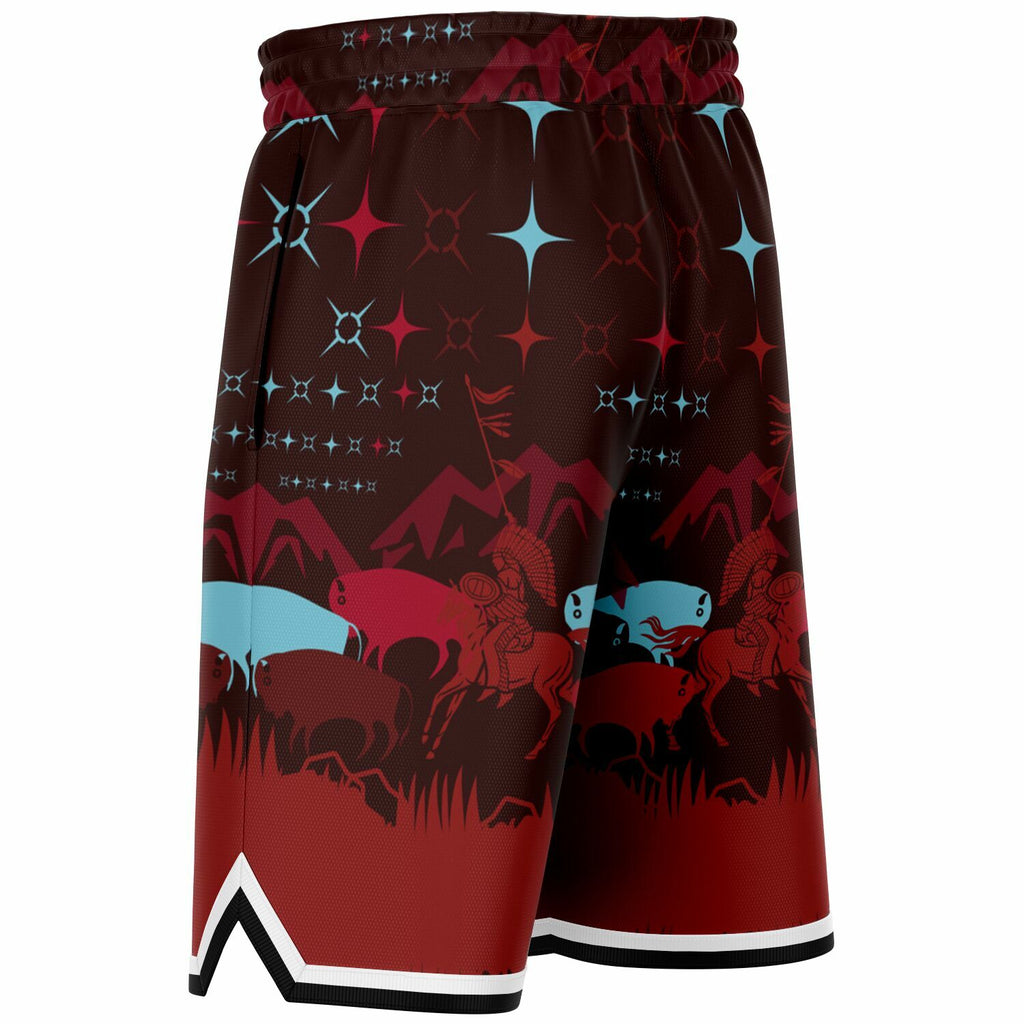 $NiieihiiNookei Basketball Short Rib - AOP