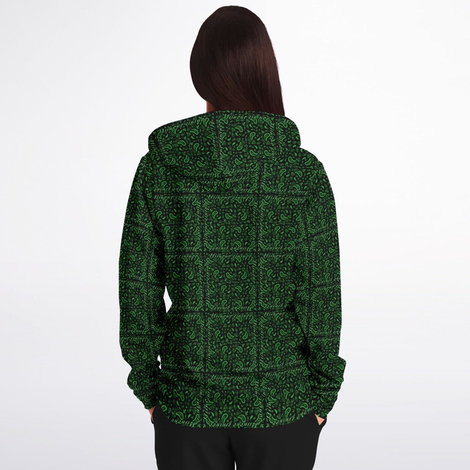 $NiieihiiNookei Athletic Zip-Up Hoodie - AOP