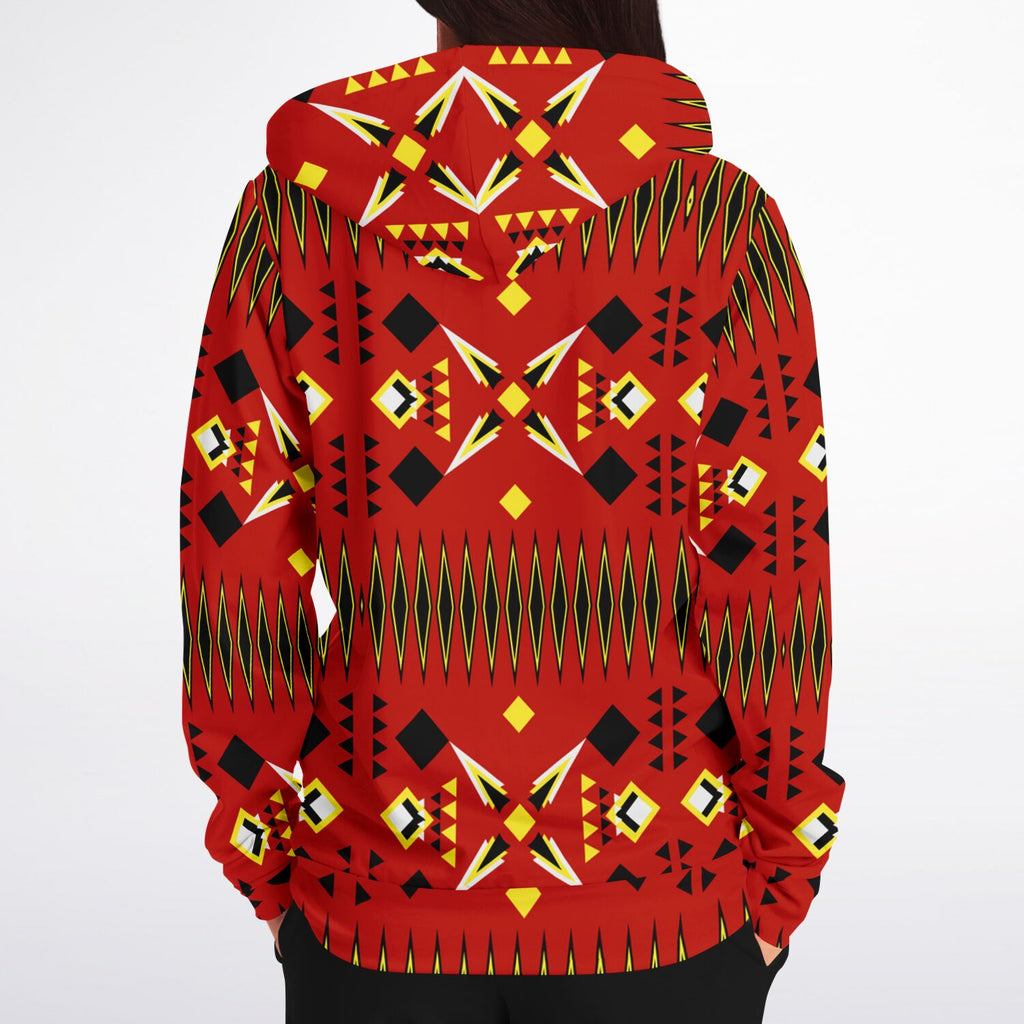 $NiieihiiNookei Athletic Zip-Up Hoodie - AOP