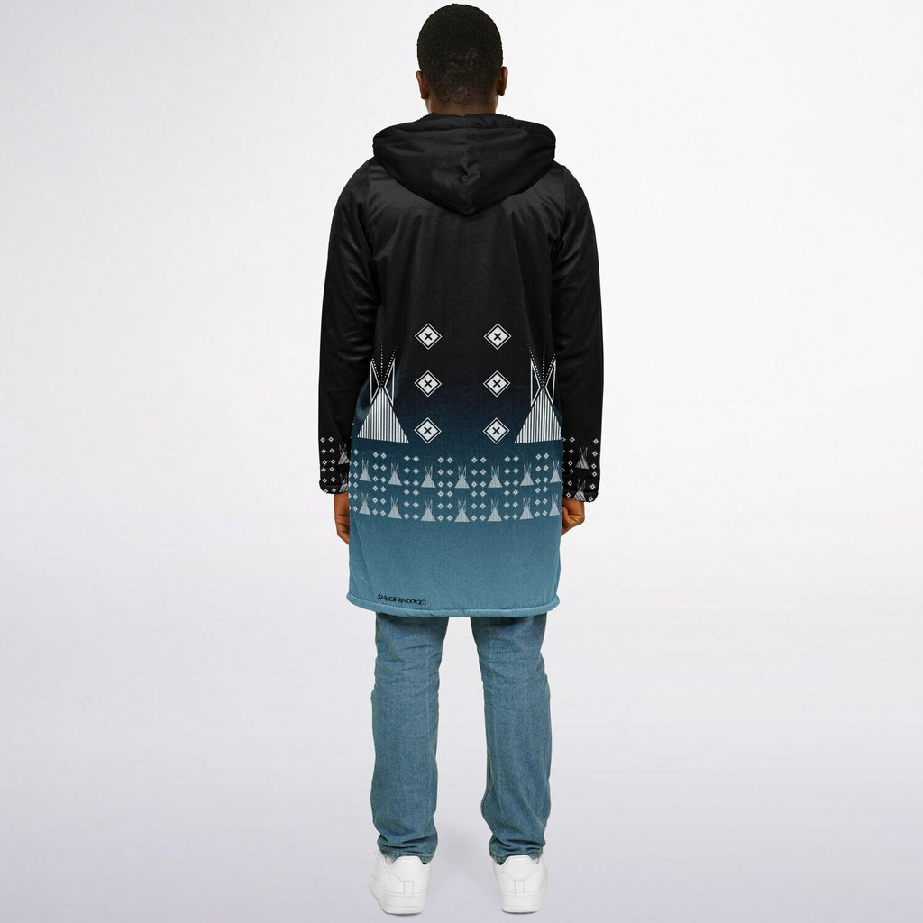 $NiieihiiNookei Zipper Cloak - AOP