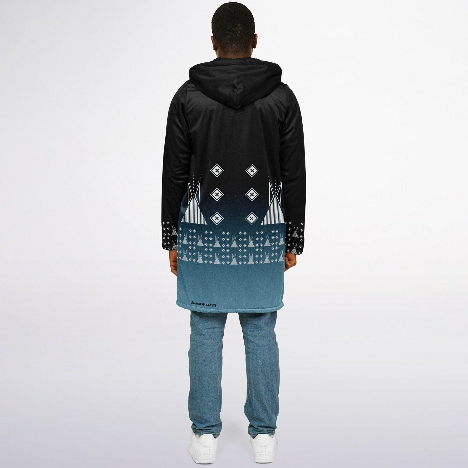 $NiieihiiNookei Zipper Cloak - AOP