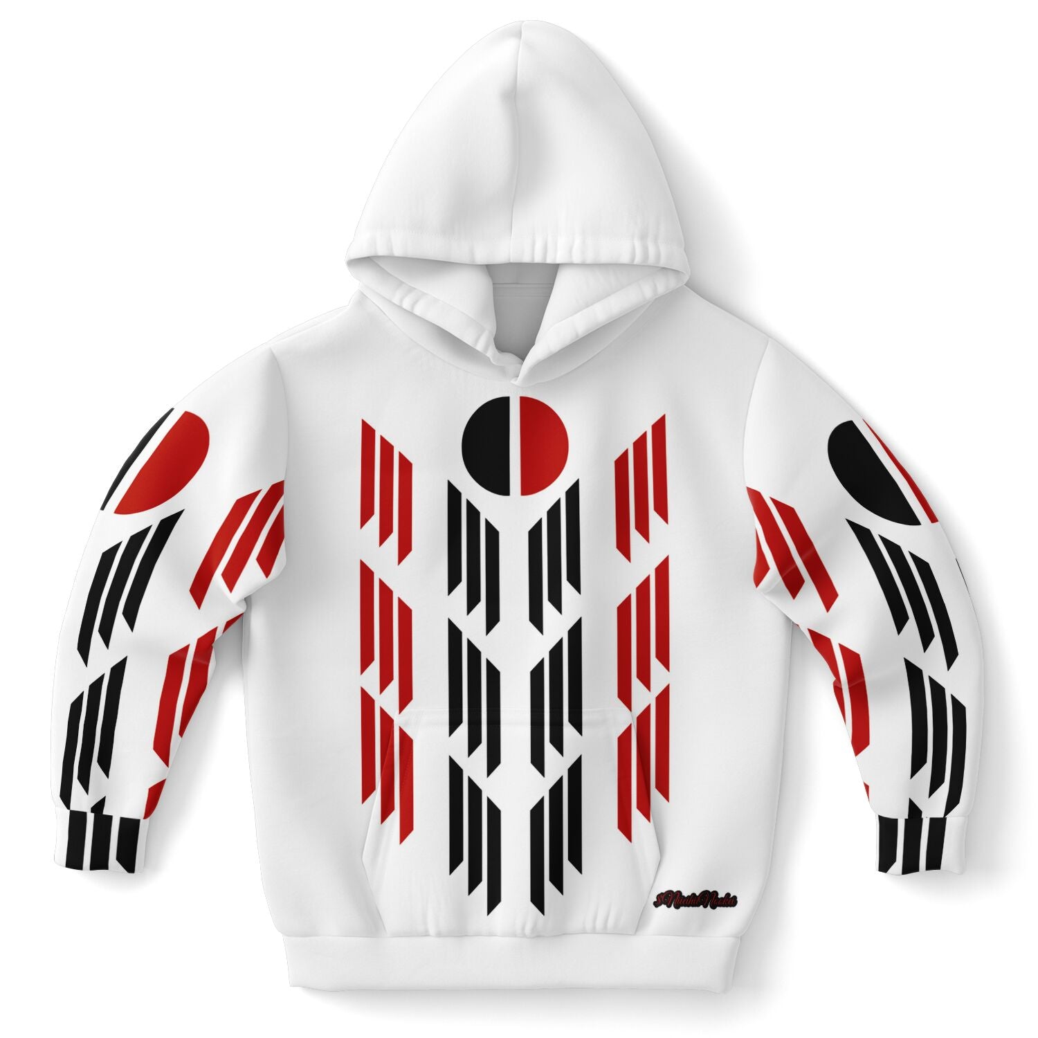 Arapaho Flag Athletic Kids Hoodie - AOP