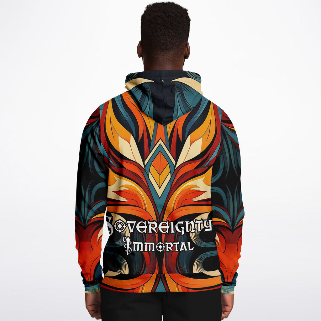 $NiieihiiNookei Sovereignty Immortal Athletic Hoodie - AOP