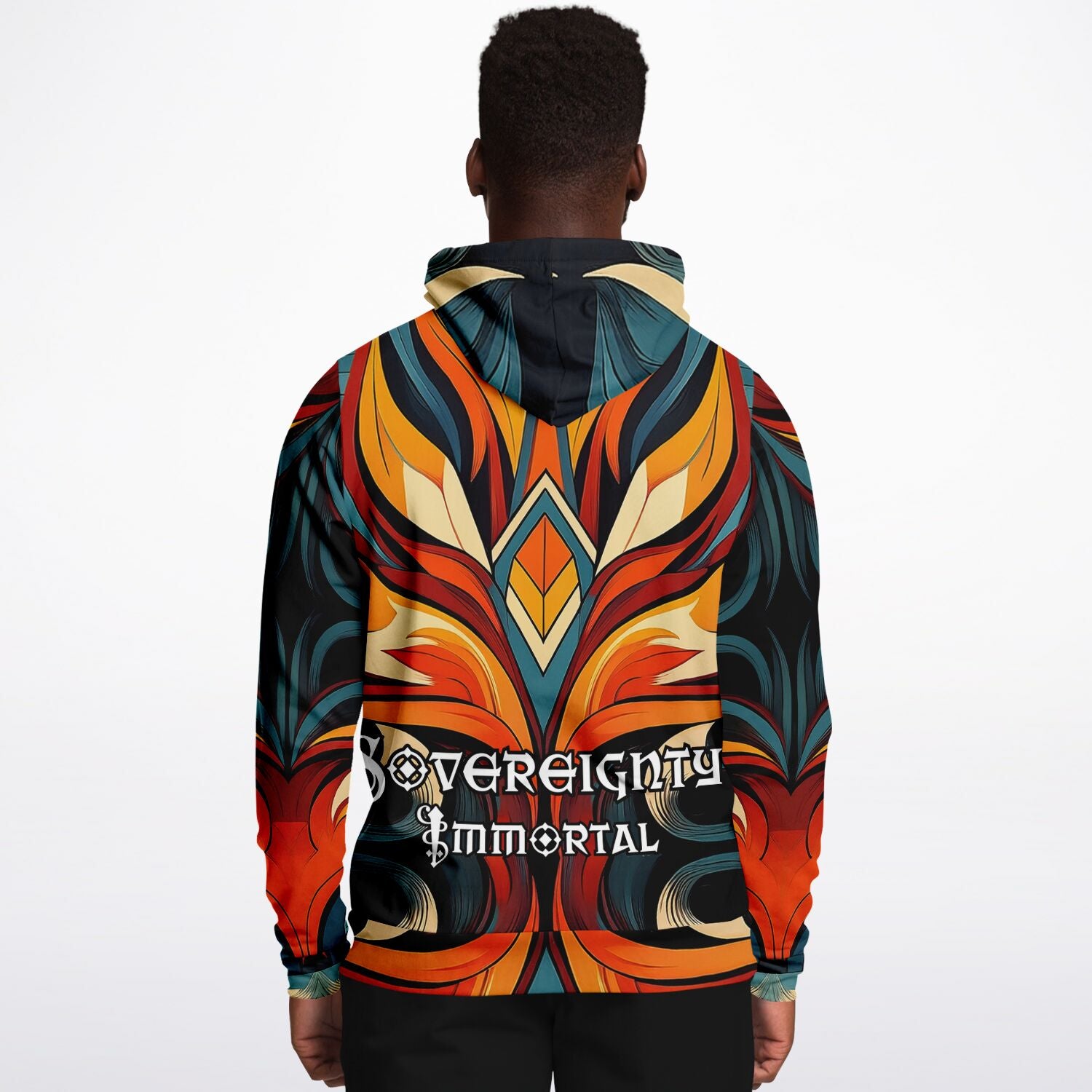 $NiieihiiNookei Sovereignty Immortal Athletic Hoodie - AOP