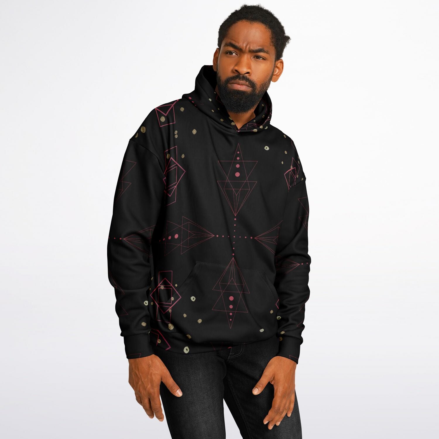 $NiieihiiNookei Heavyweight Oversized Hoodie - AOP
