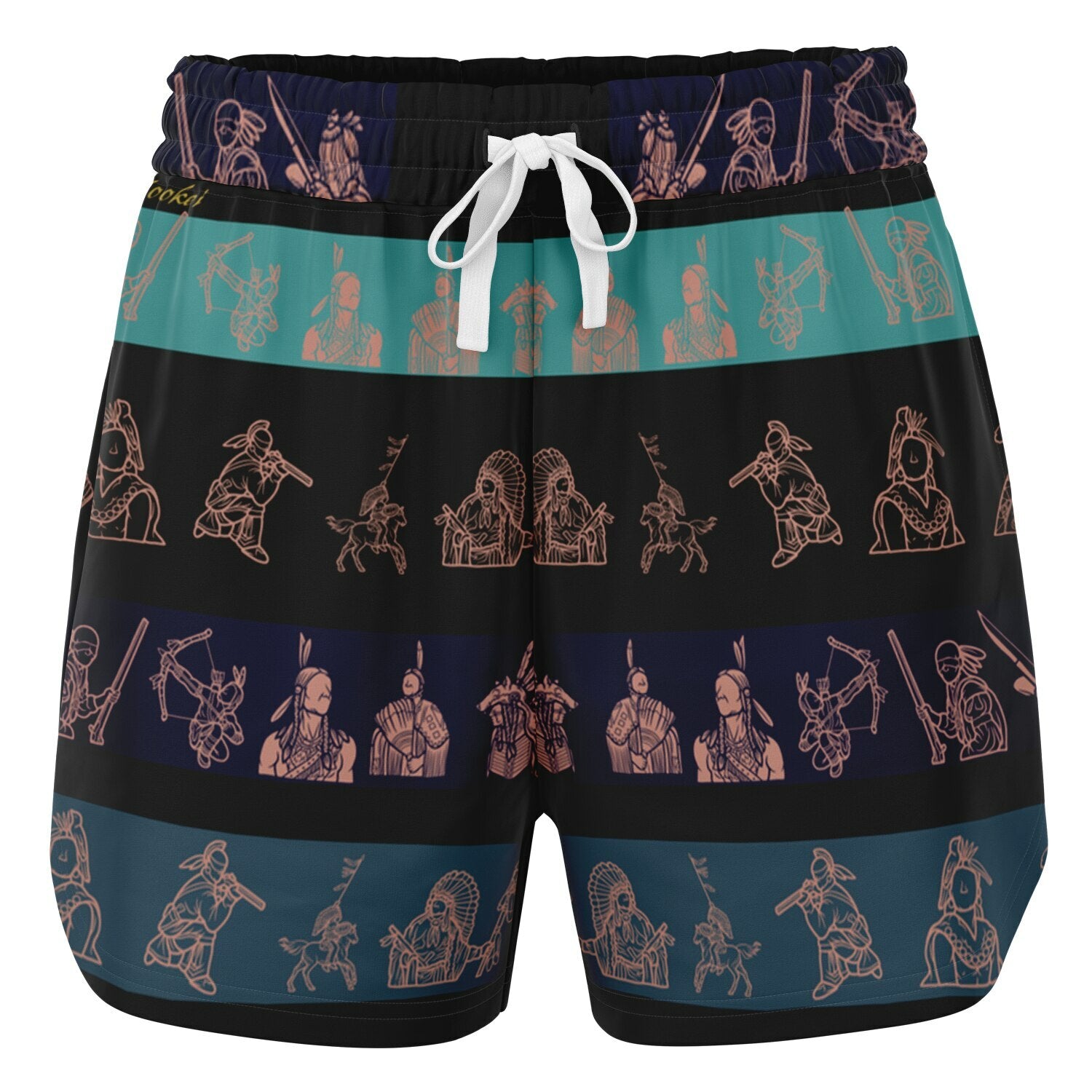 $NiieihiiNookei Athletic Loose Shorts - AOP