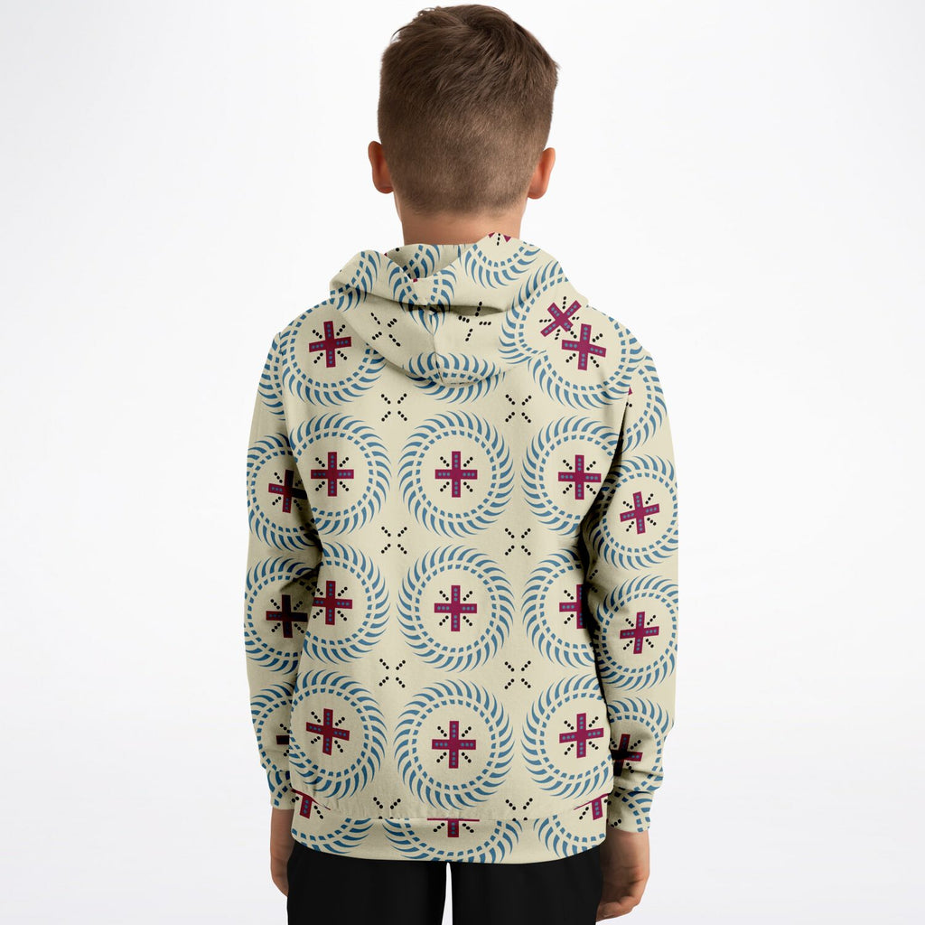 $NiieihiiNookei Athletic Kids Hoodie - AOP
