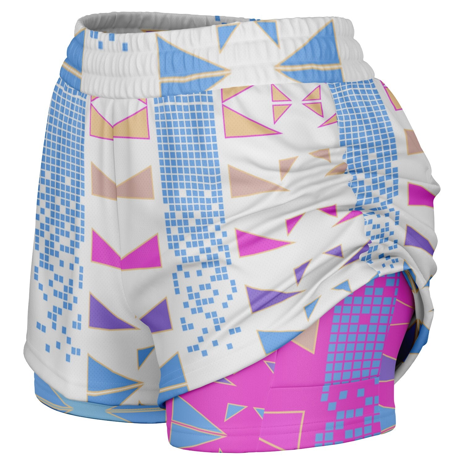 $NiieihiiNookei Women's 2-in-1 Shorts - AOP