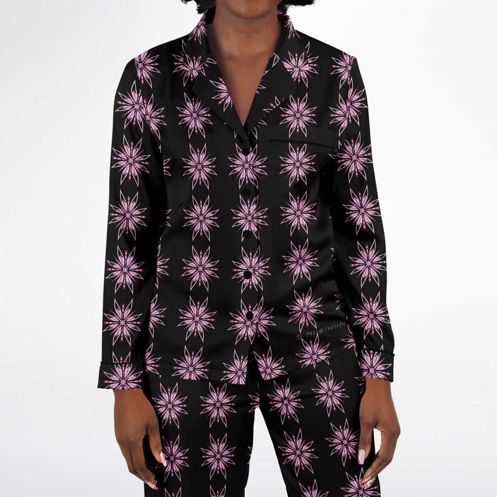 $NiieihiiNookei Women's Satin Pajamas - AOP