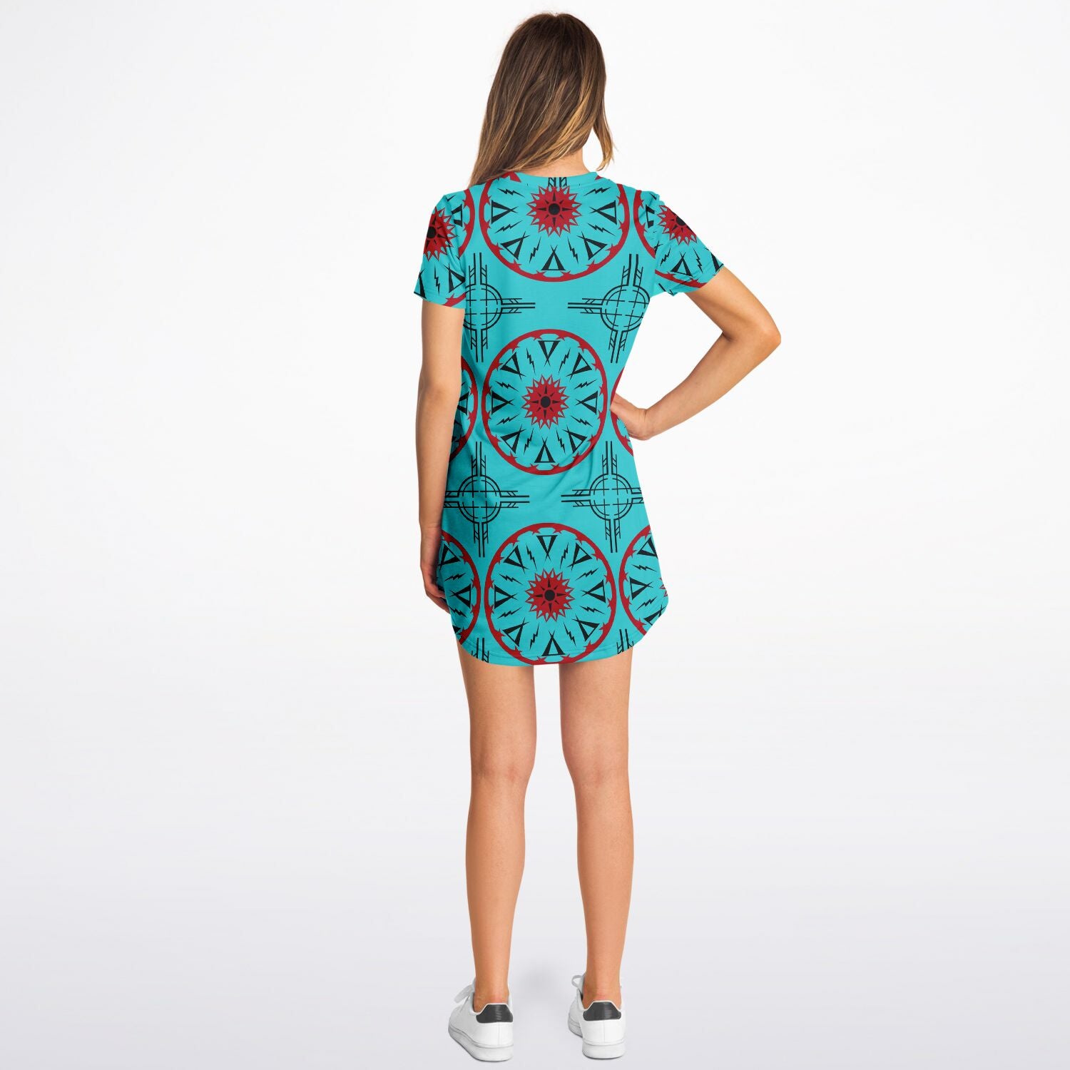 $NiieihiiNookei T-Shirt Dress - AOP