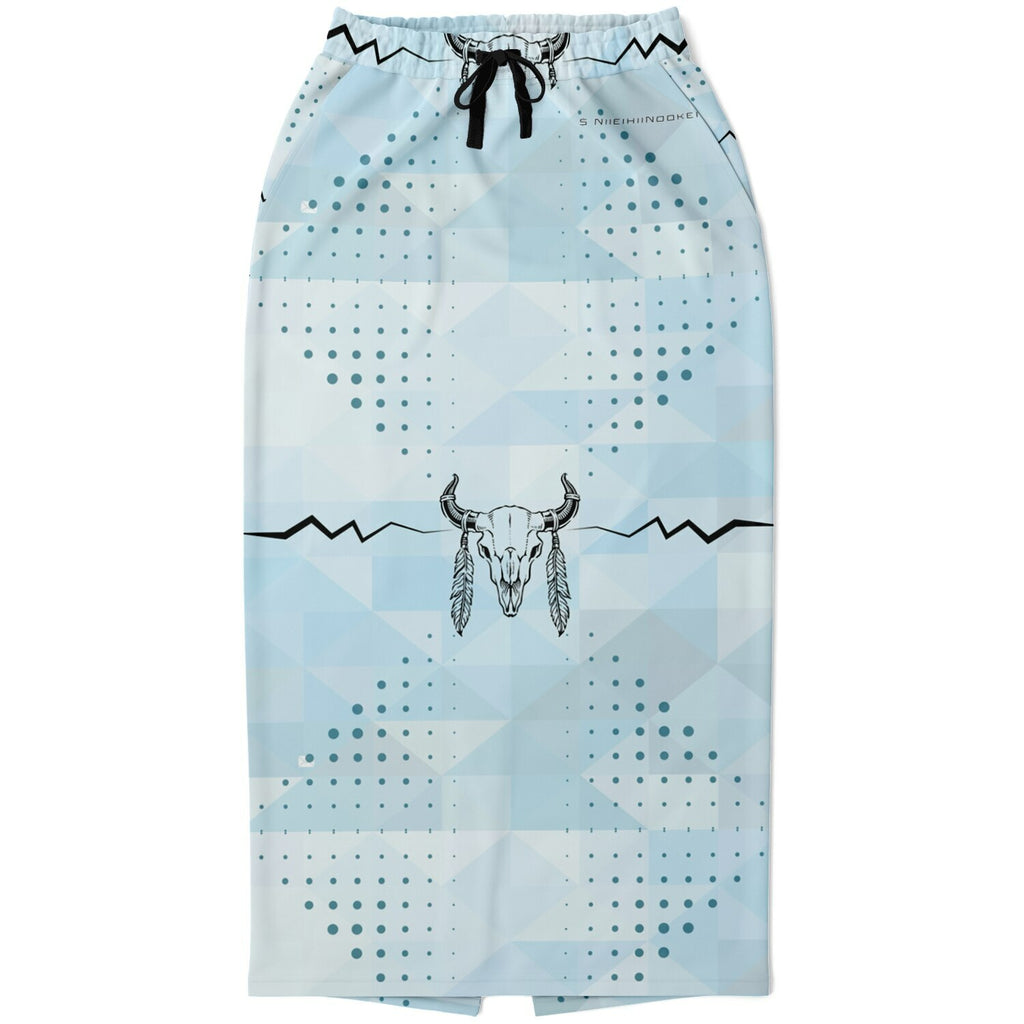$NiieihiiNookei Athletic Long Pocket Skirt - AOP