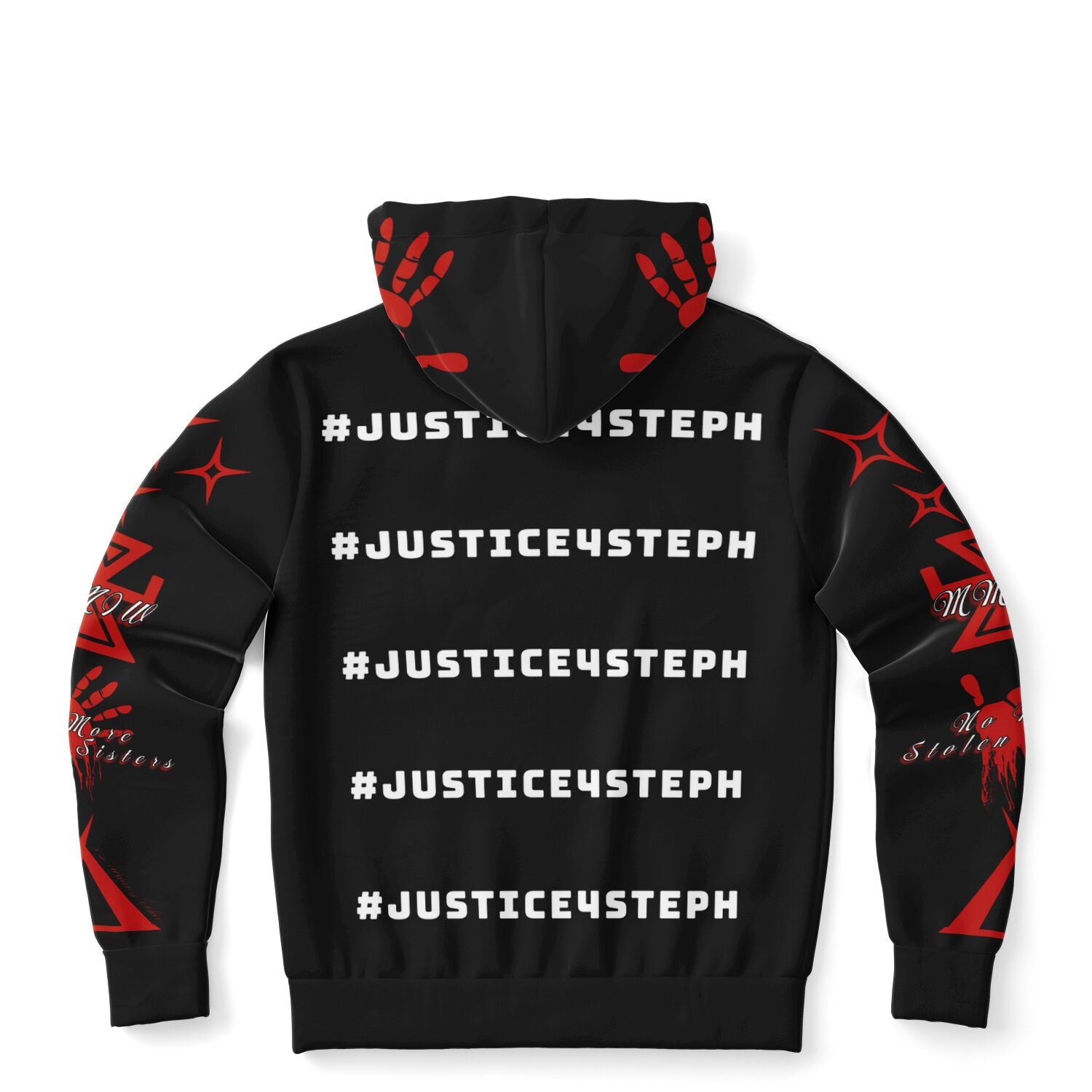 #JUSTICE4STEPH Athletic Zip-Up Hoodie - AOP