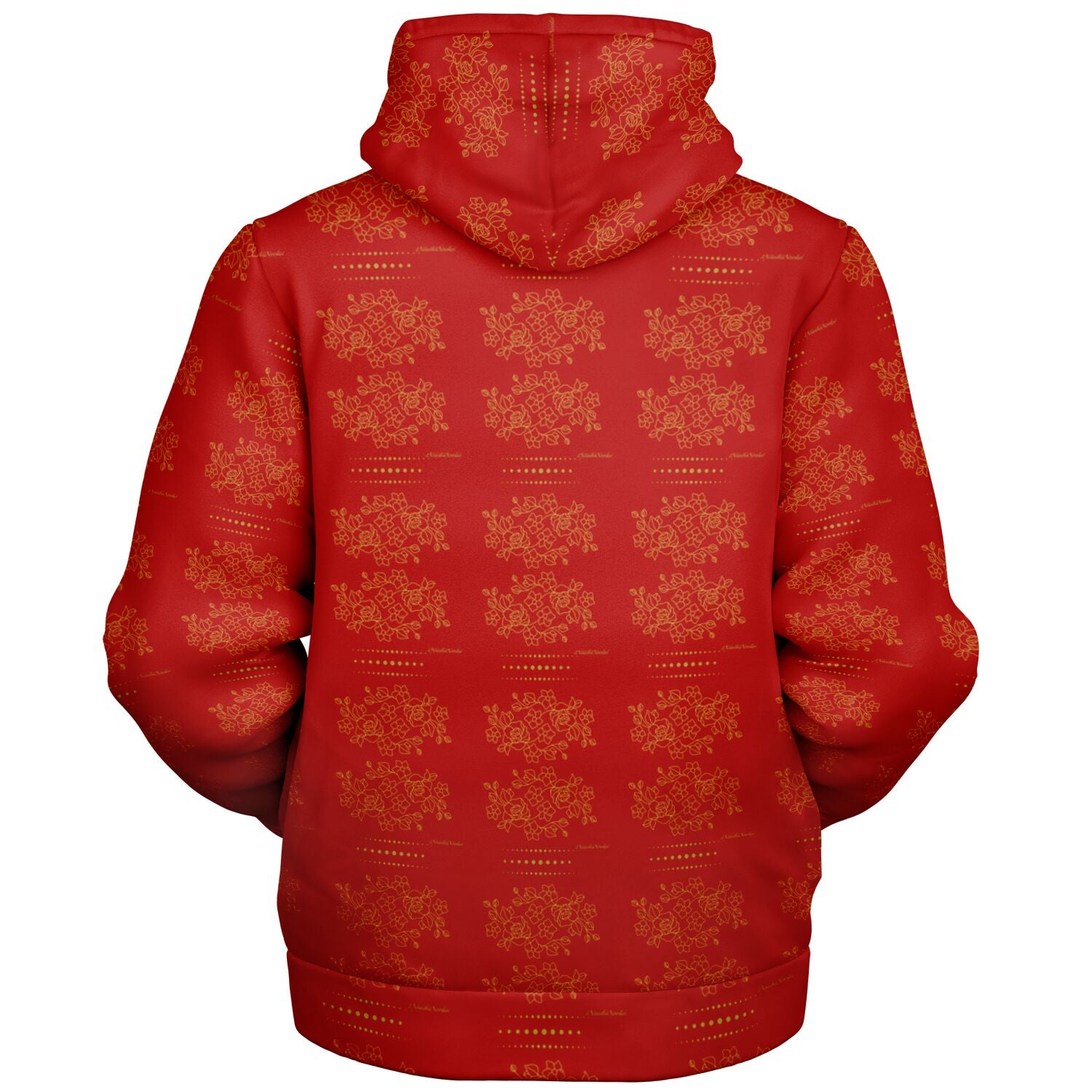 Microfleece Zip hoodie design by$NiieihiiNookei - AOP