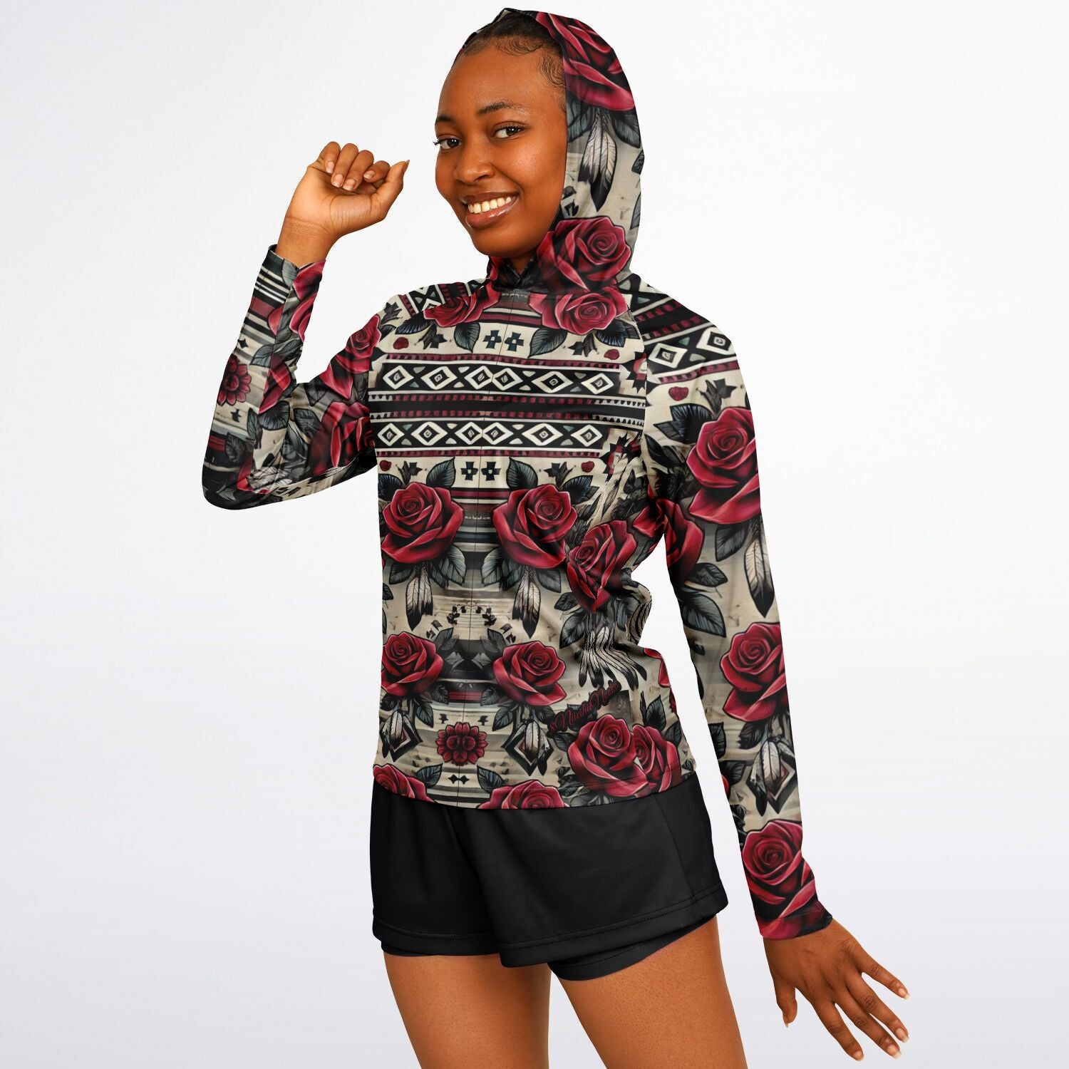 $NiieihiiNookei Women's Performance Hoodie- AOP