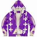 $NiieihiiNookei Microfleece Ziphoodie - AOP