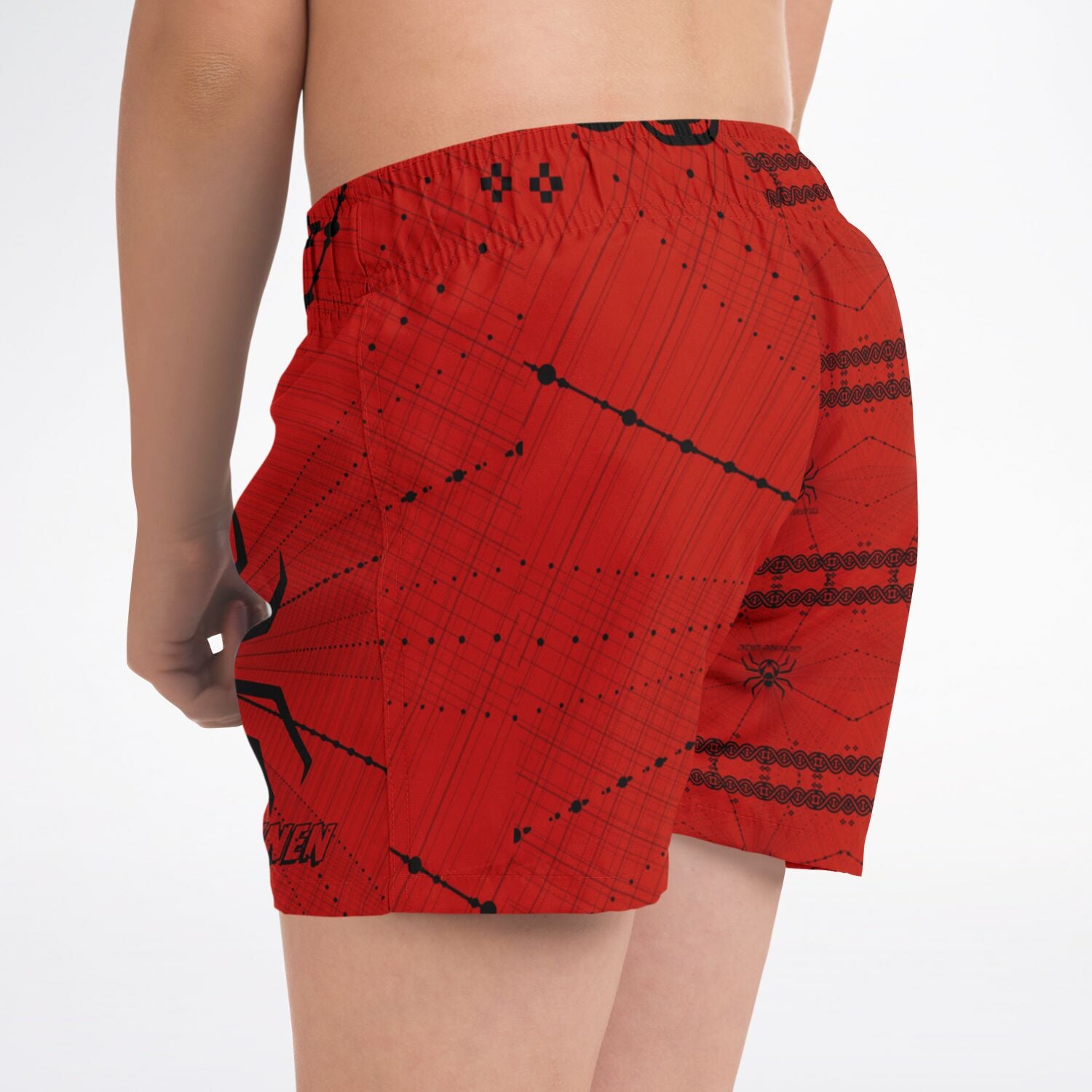 Spyder Kids Swim Trunks - AOP