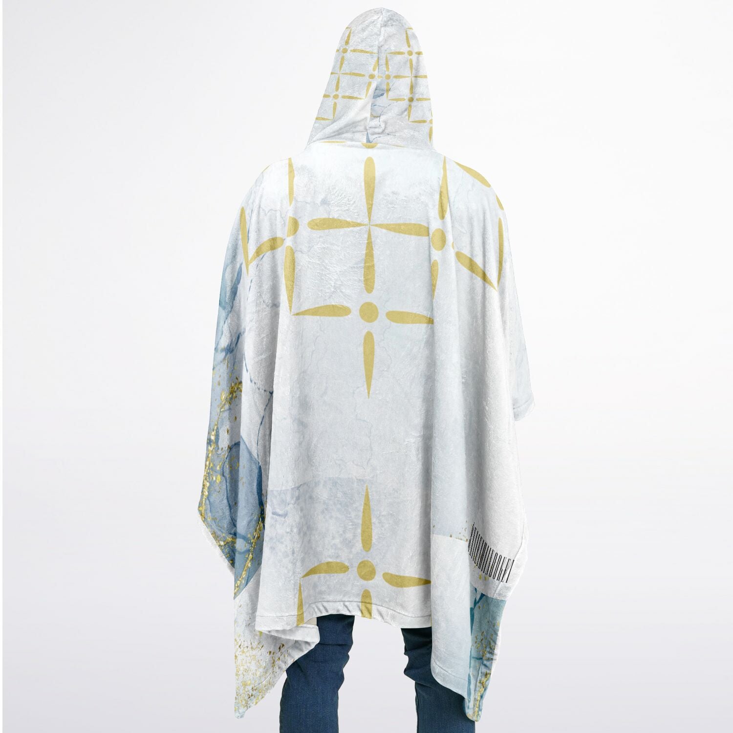 $NiieihiiNookei Flannel Blanket Poncho - AOP
