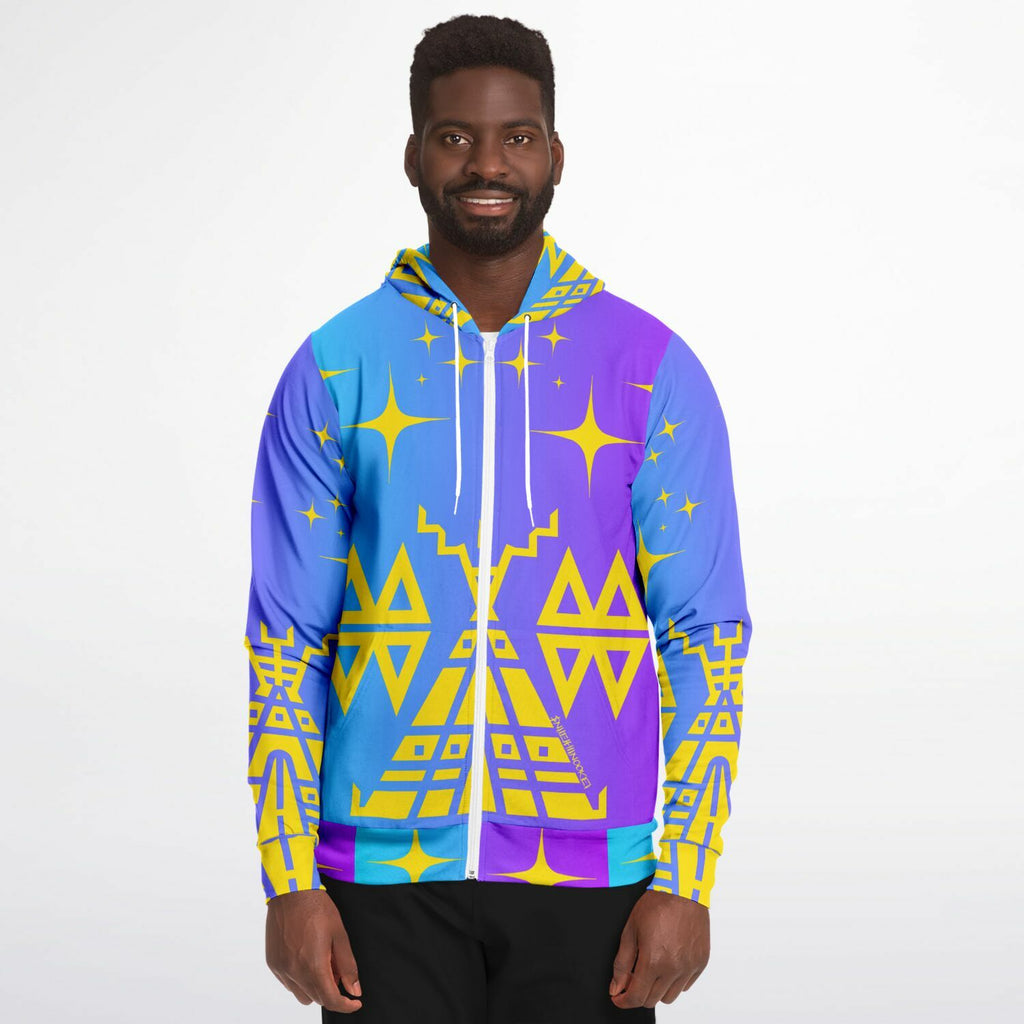 $NiieihiiNookei Fashion Zip-Up Hoodie - AOP