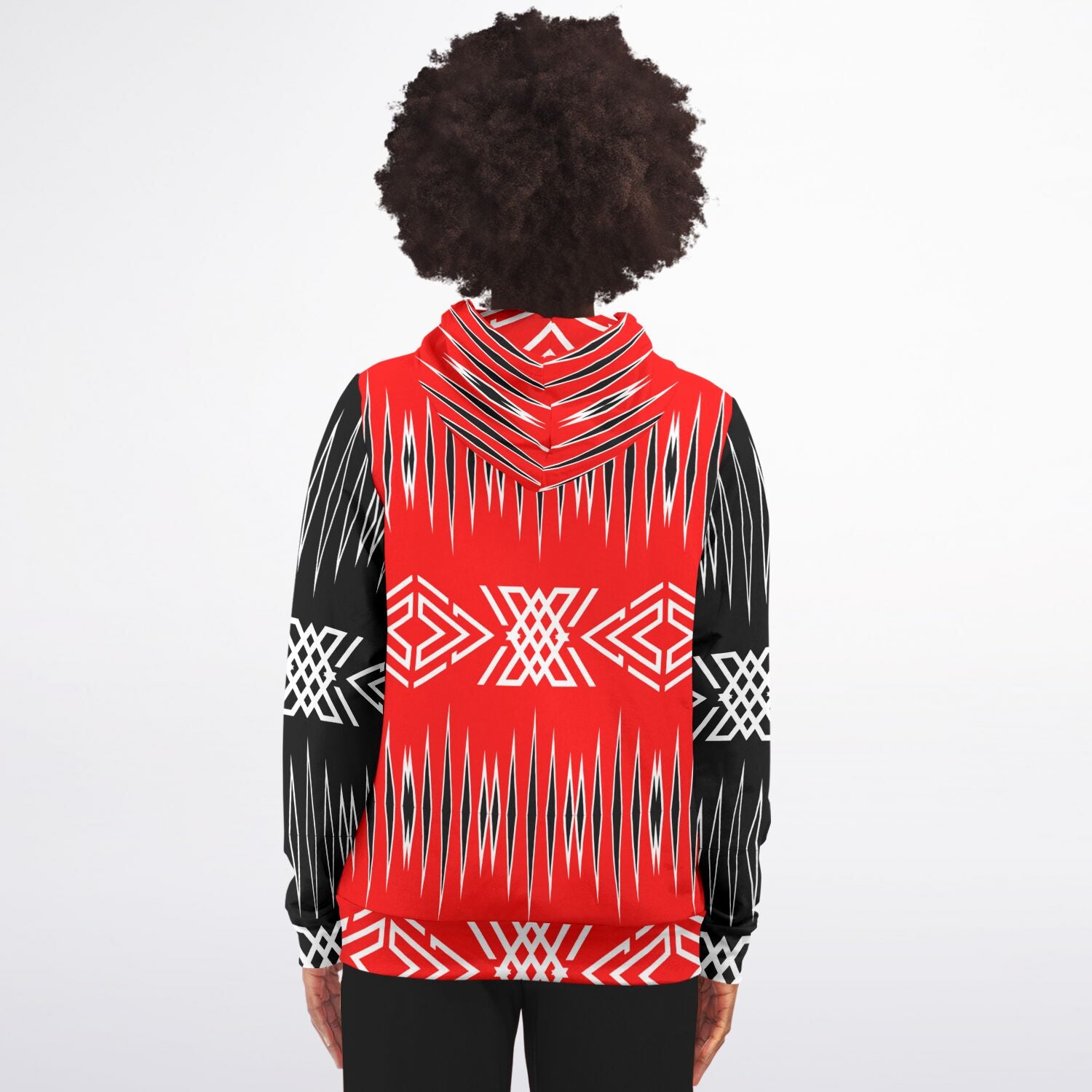 $NiieihiiNookei Zip-Up Hoodie - AOP