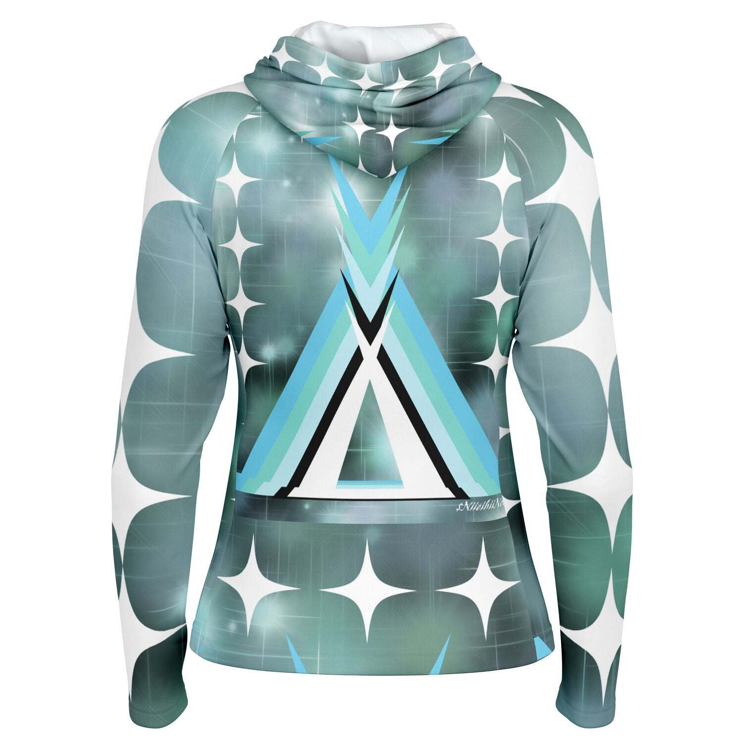$NiieihiiNookei Hooded Performance Shirt - AOP